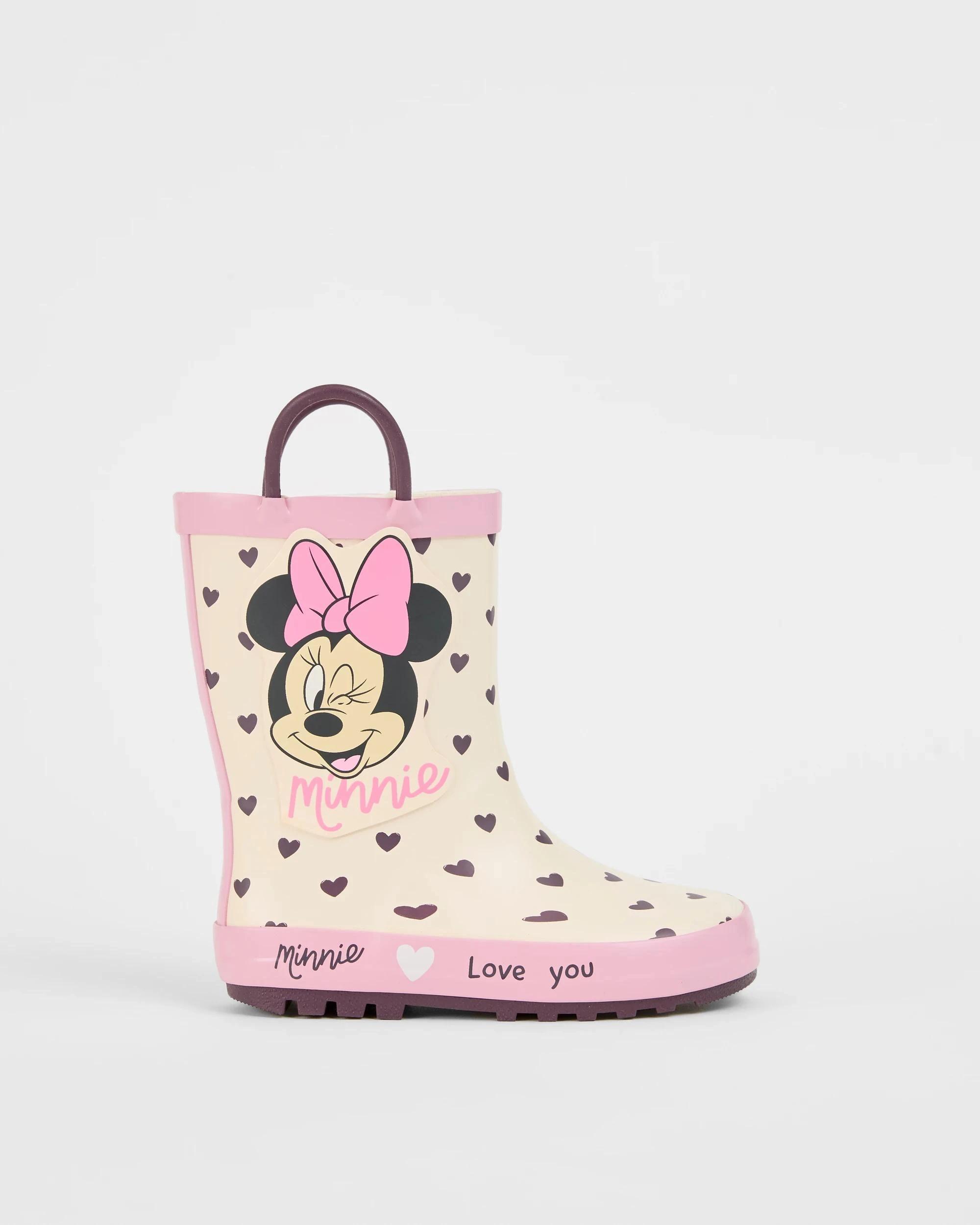1 Disney Minnie Mouse Rainboots PINK, 1 of 3