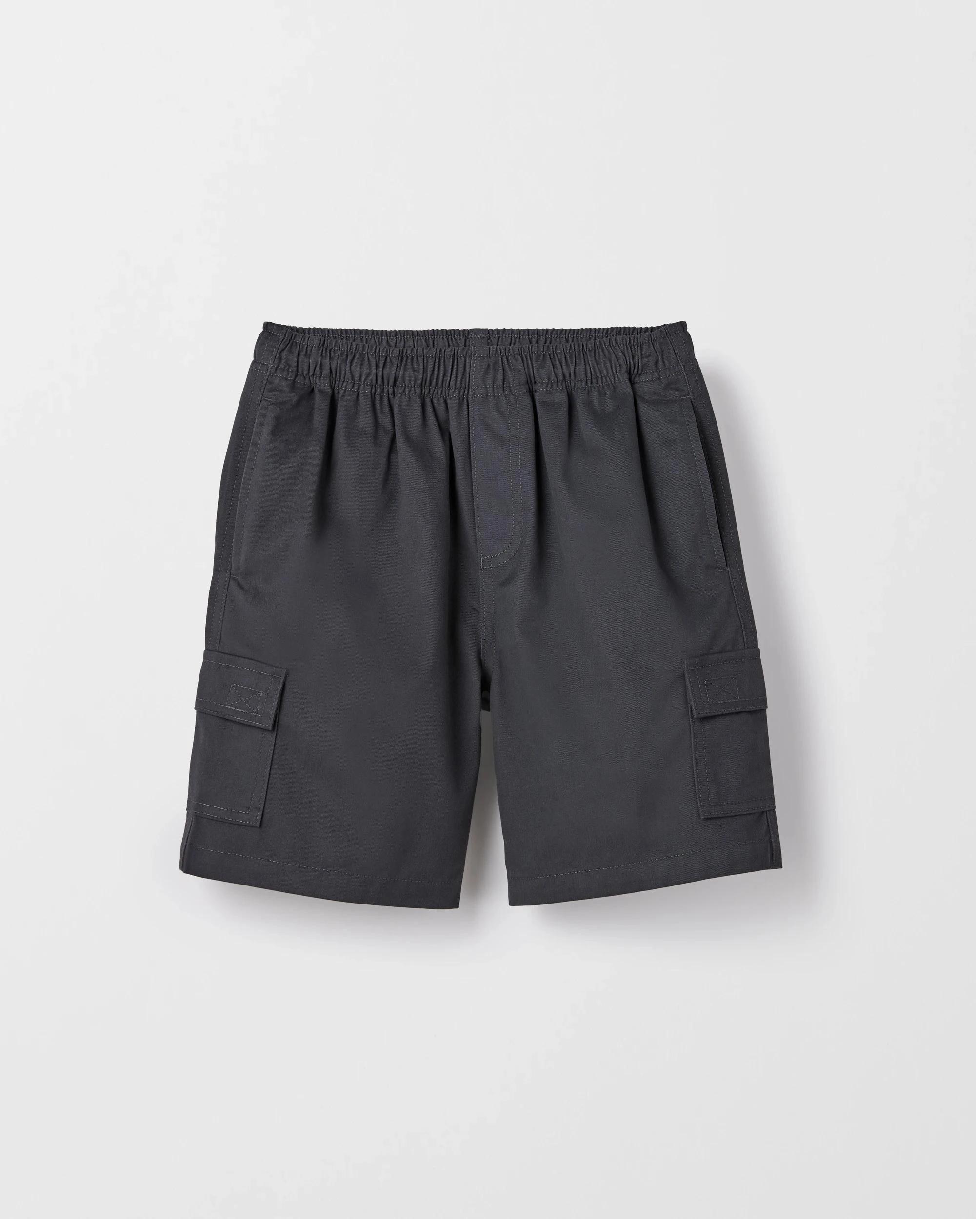 3 Target Australian Cotton Blend 2 Pack School Drill Cargo Shorts GREY, 3 of 3