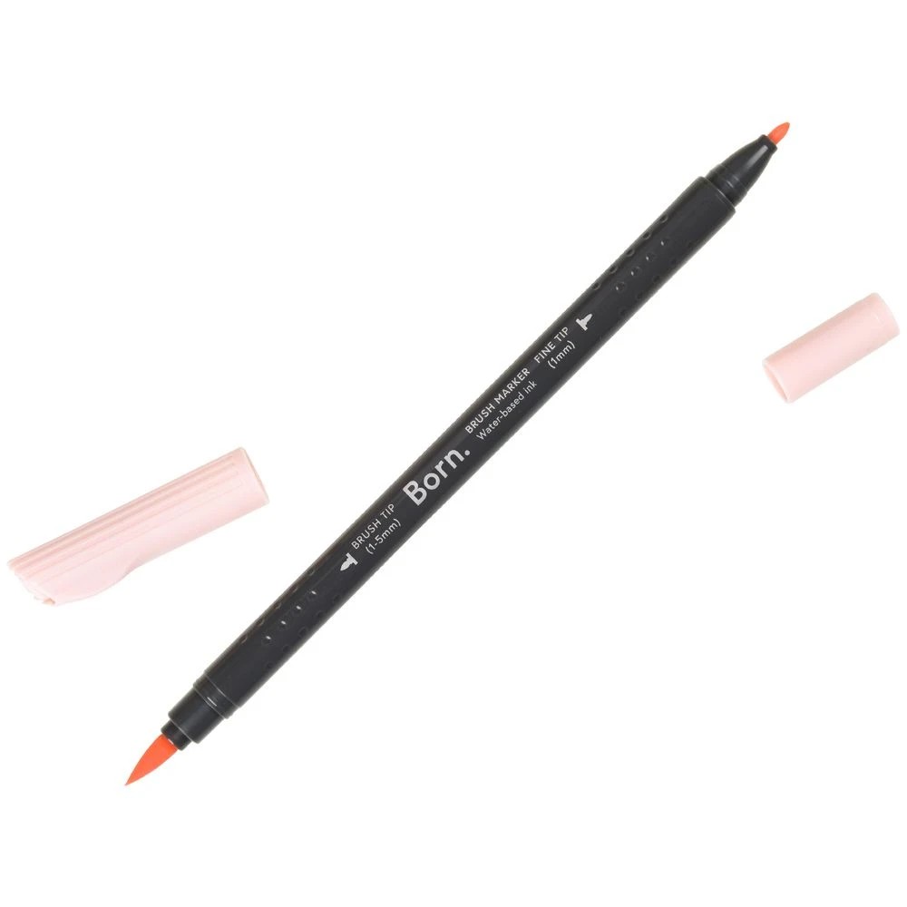 3 Born Professional Brush Dual-Tip Marker Pink Tint R123, 3 of 4