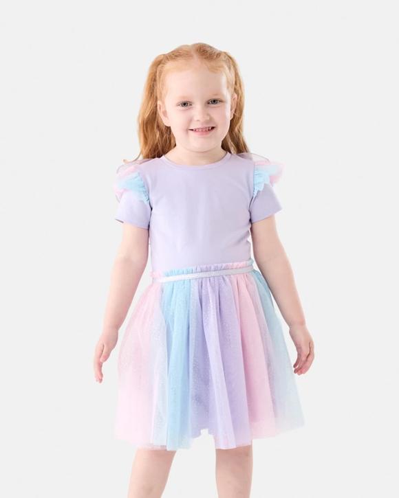 Frill Wing Tutu Dress