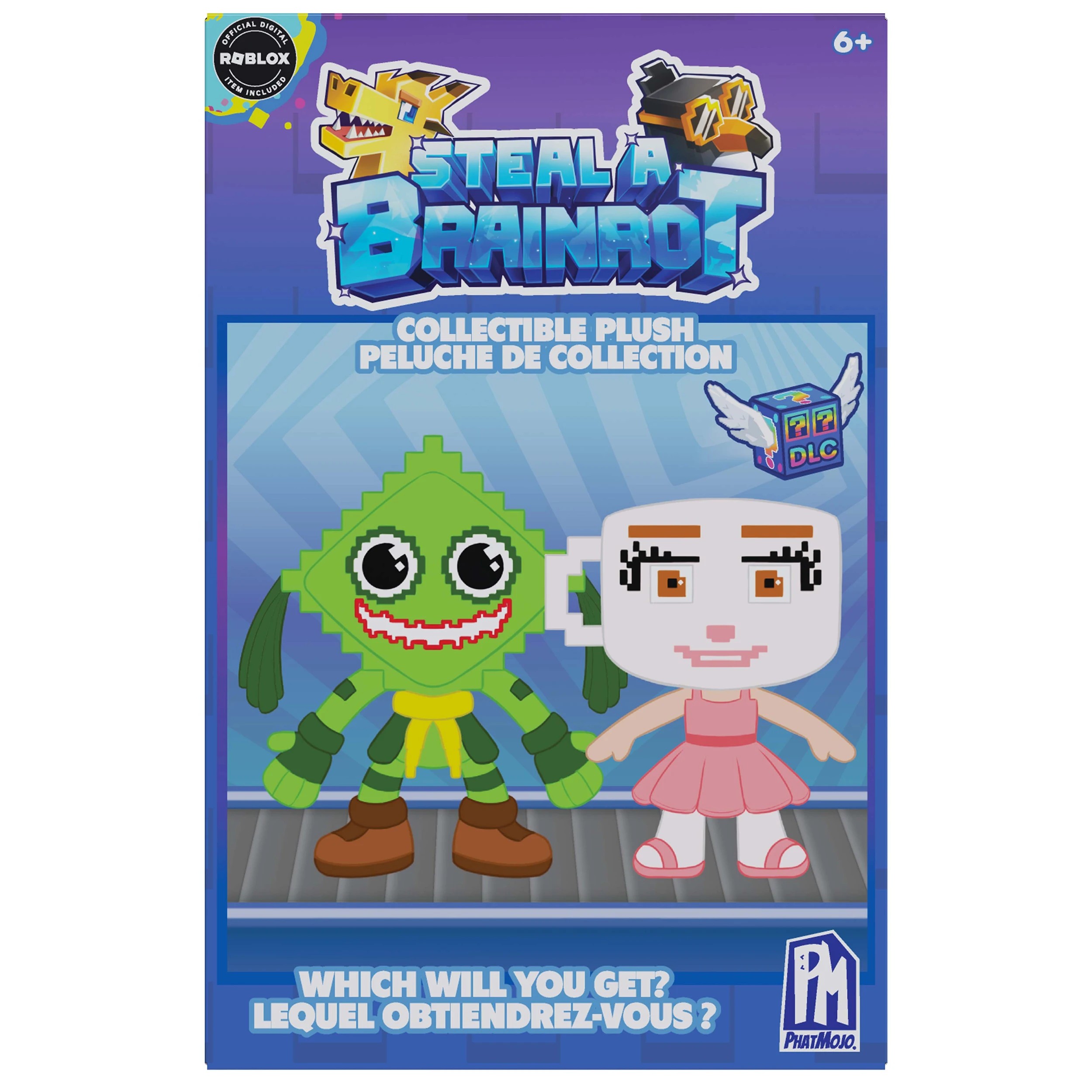 2 Roblox Steal A Brainrot Mystery Collectible Plush - Assorted, 2 of 10