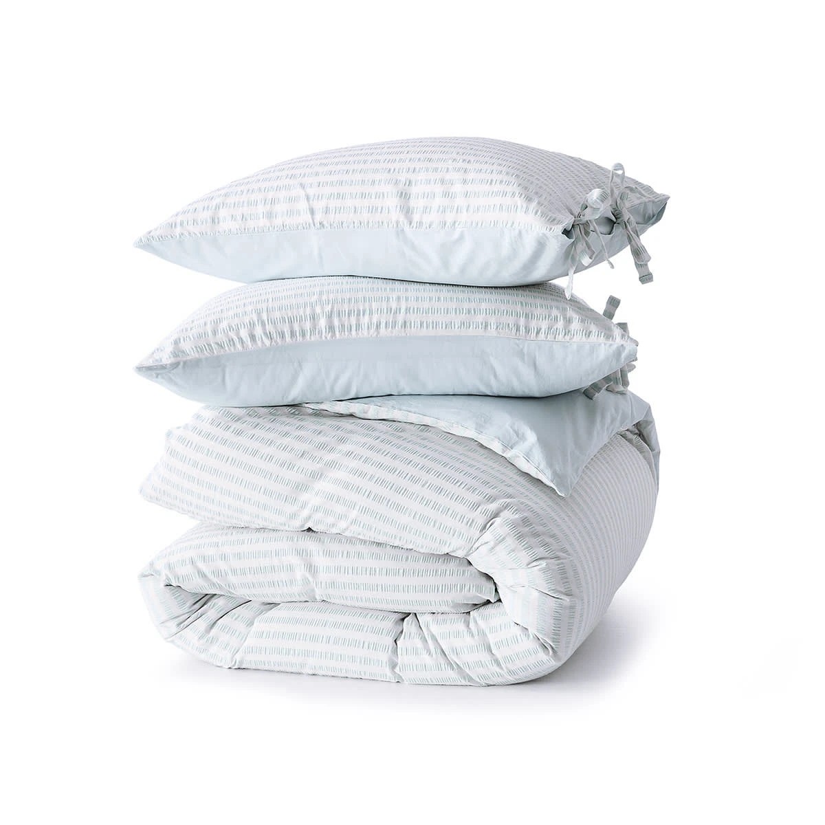 6 Bronte Cotton Quilt Cover Set - Double Bed, Blue, 6 of 7
