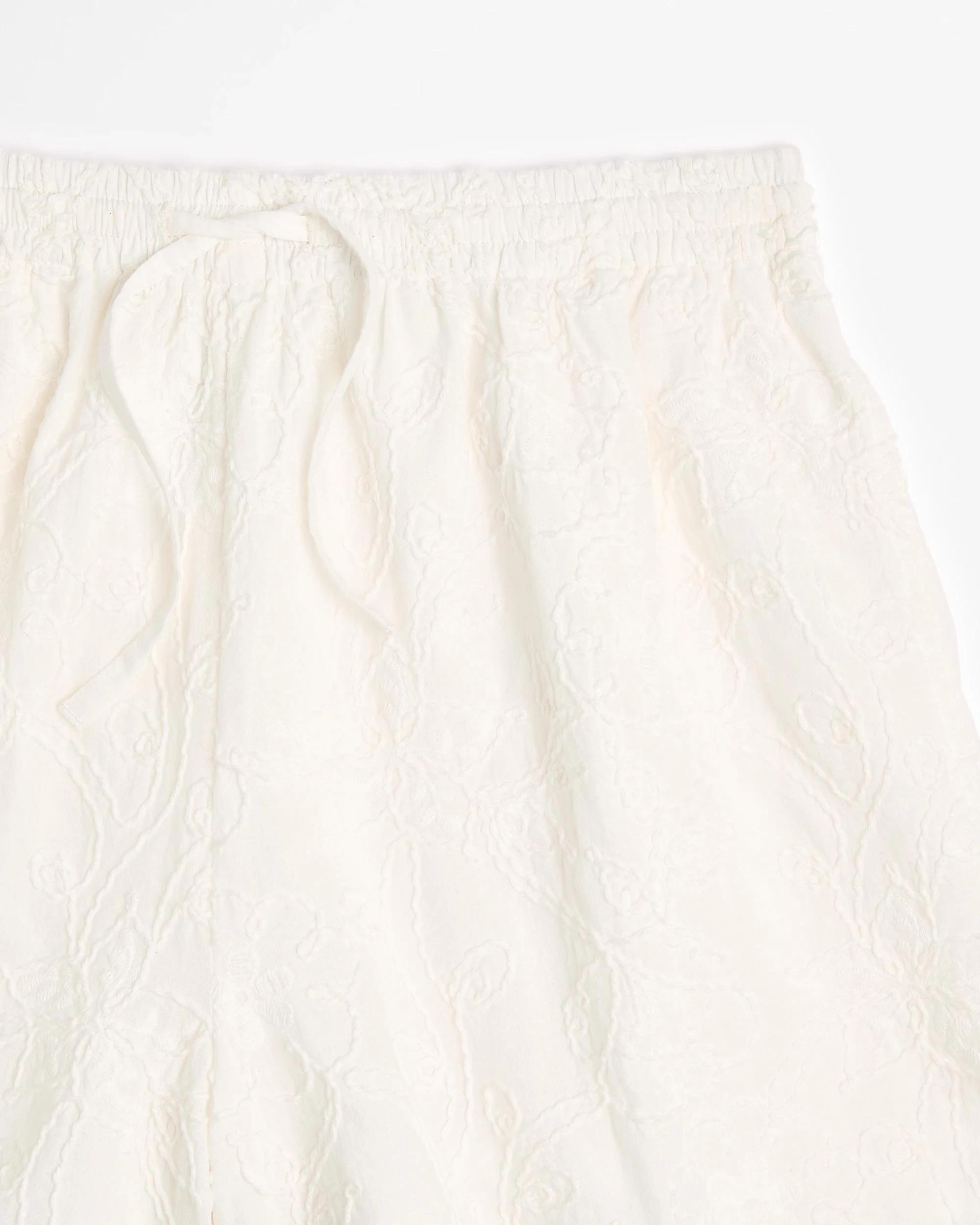 5 Target Broderie Shorts CREAM, 5 of 5