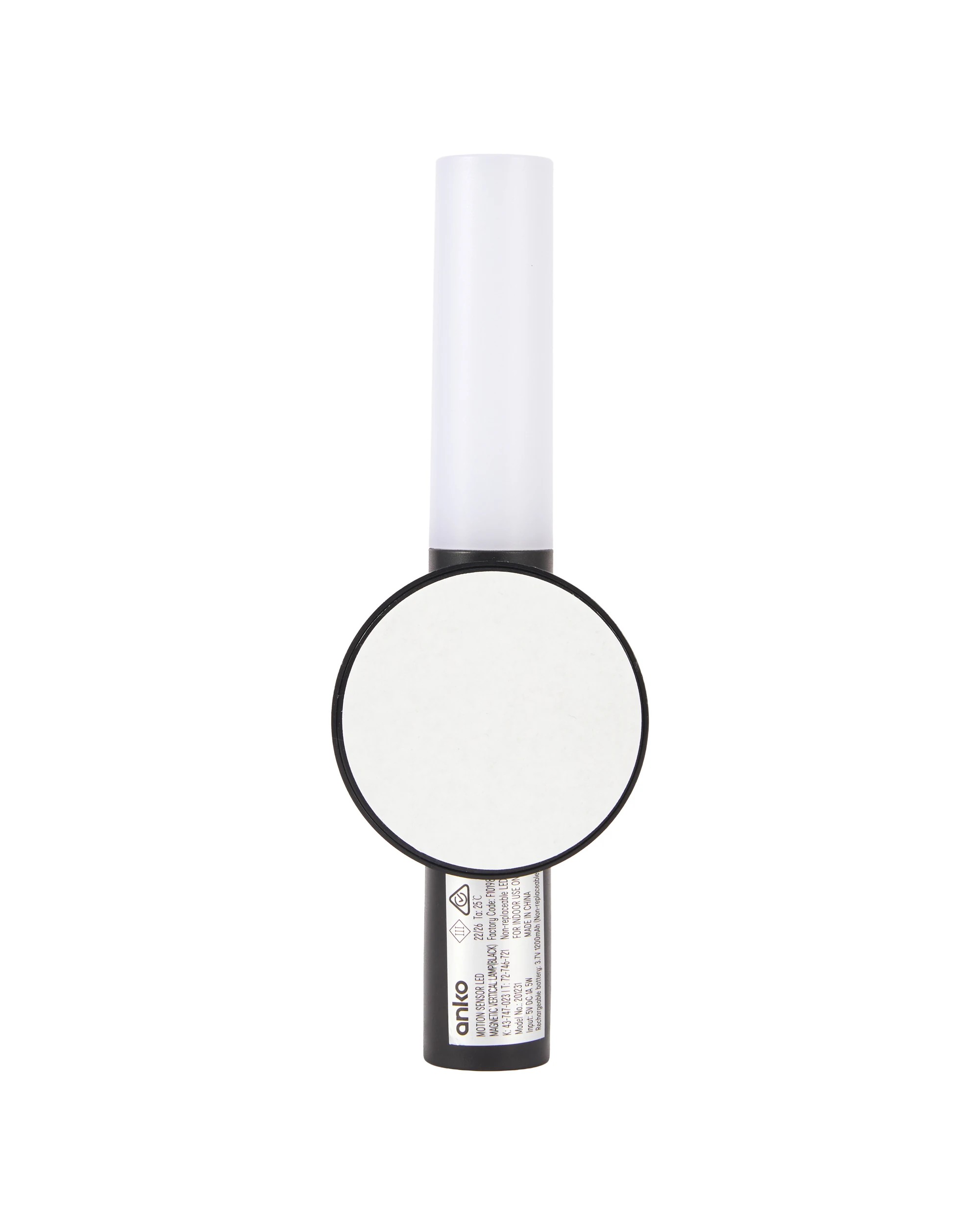 4 Motion Sensor LED Magnetic Vertical Lamp - Black, 4 of 8