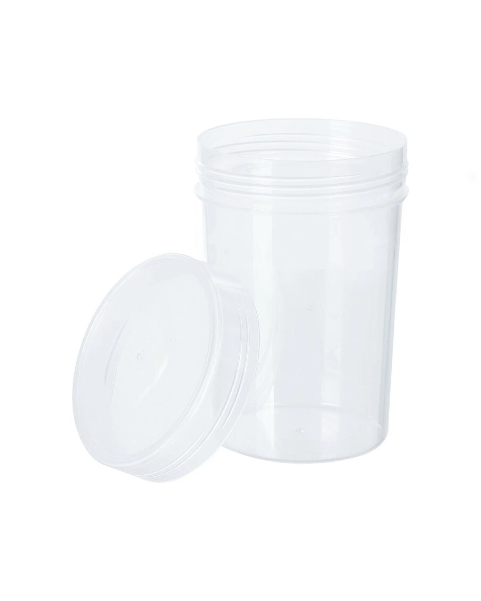 3 Lemon & Lime Keep Fresh 1l/16cm Food Storer Stackable Storage Container W/ Lid
 - Clear, 3 of 3