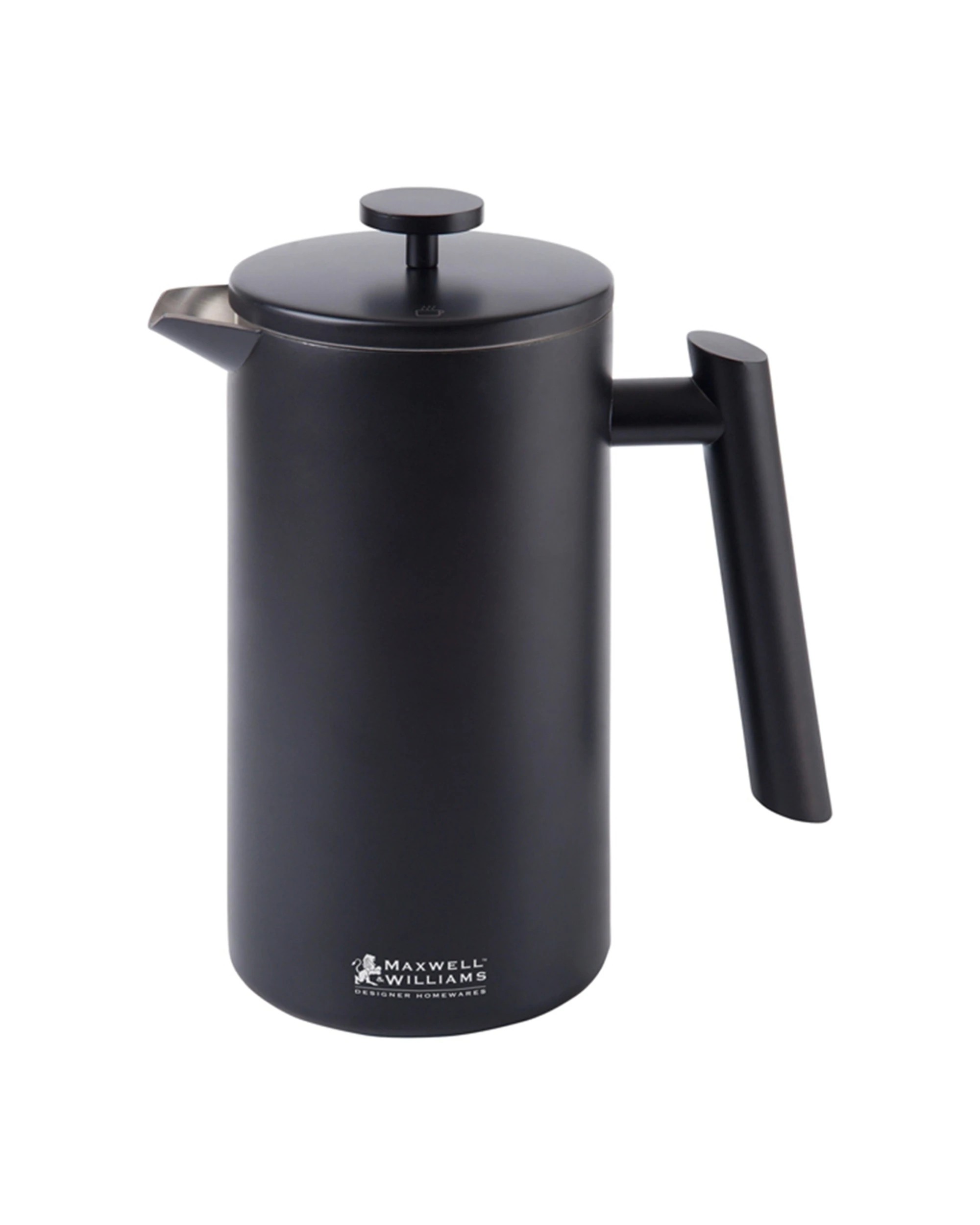 1 Maxwell & Williams Blend Robusta Double Wall Coffee Plunger 1l Stainless Steel
 - Black, 1 of 3
