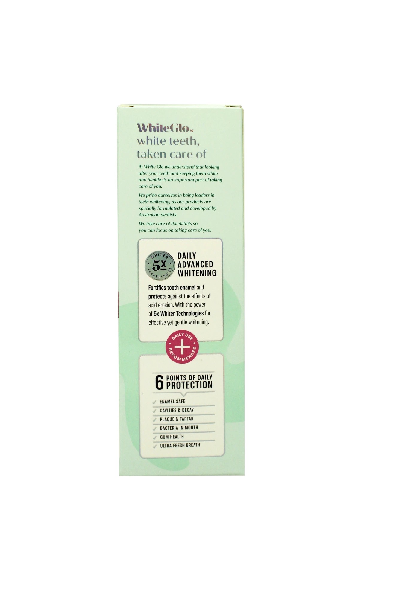 2 White Glo Enamel Care Whitening Toothpaste 115g - Fresh Mint, 2 of 2