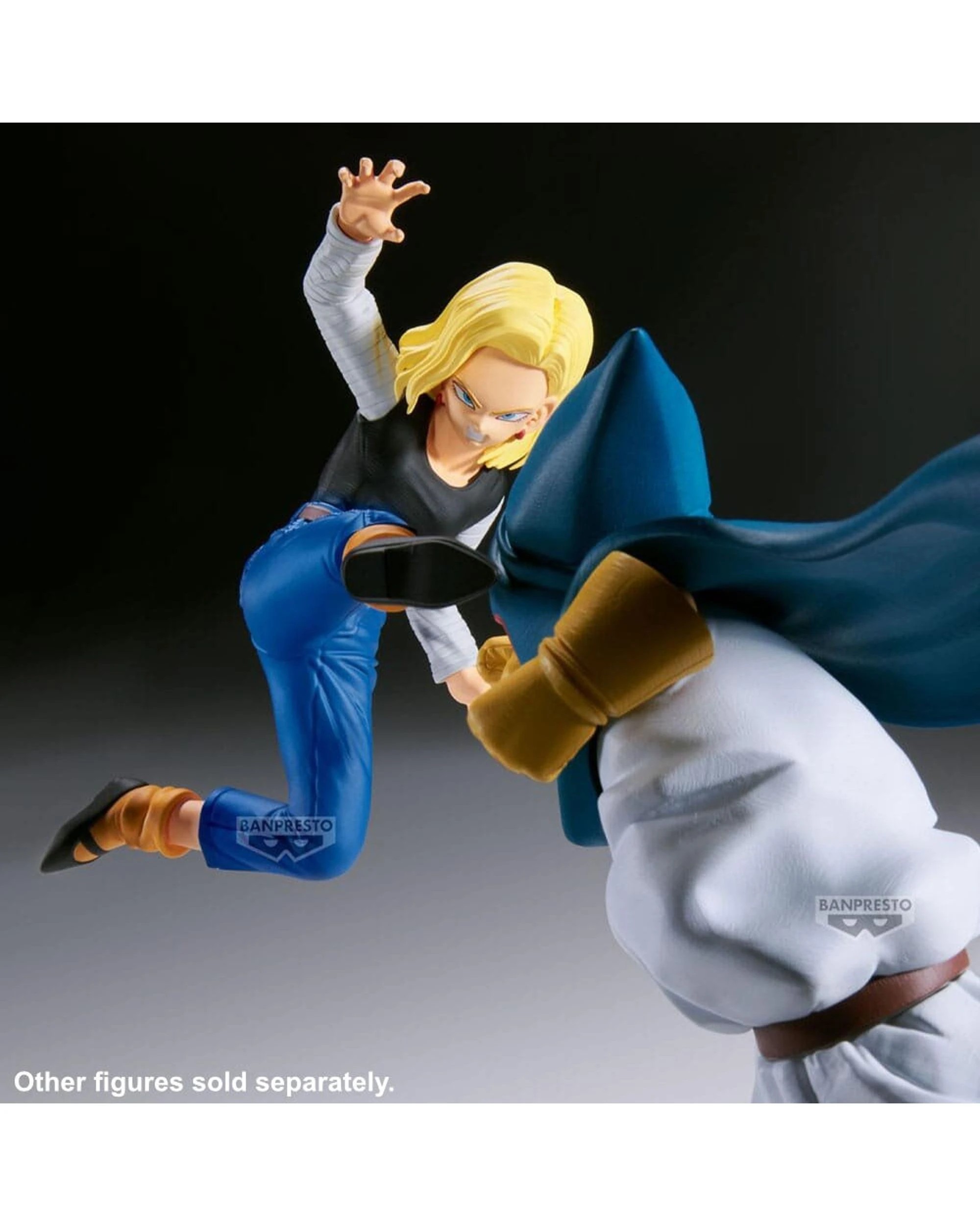 8 Banpresto Match Makers Dragon Ball Z Android 18 and Mr Satan - vs Mighty Mask -  Figure, 8 of 8
