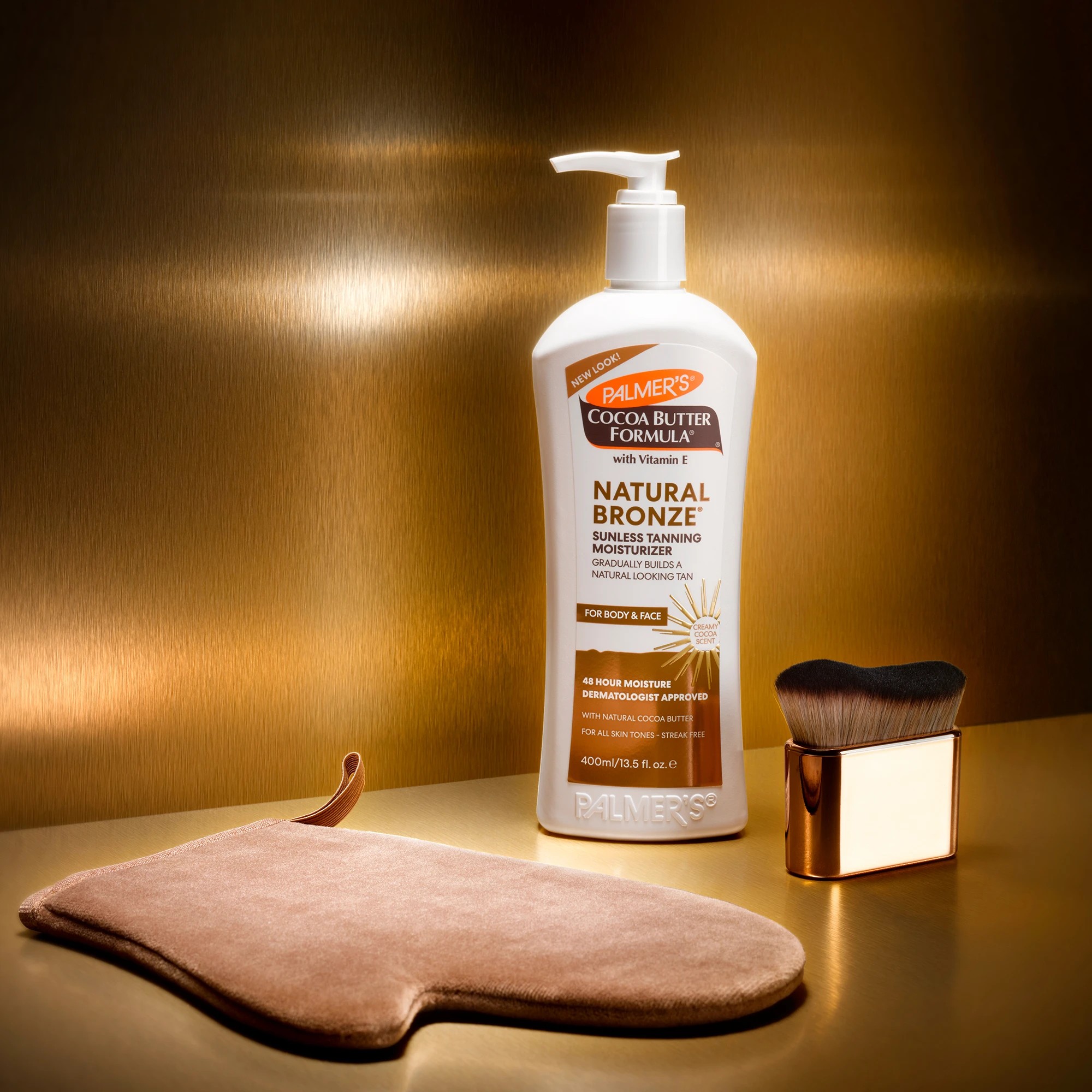 3 Palmer's Cocoa Butter Formula Natural Bronze Body Lotion 400ml - Natural Cocoa Butter and Vitamin E, 3 of 4