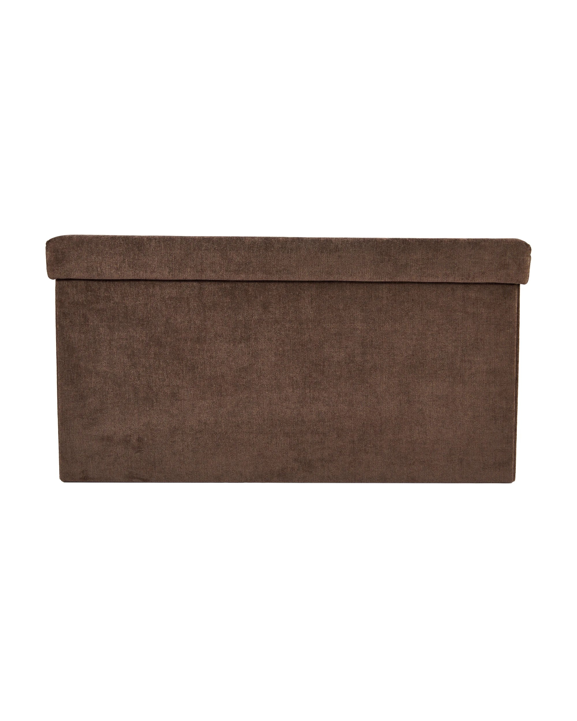 2 Rectangle Storage Ottoman - Chocolate, 2 of 9
