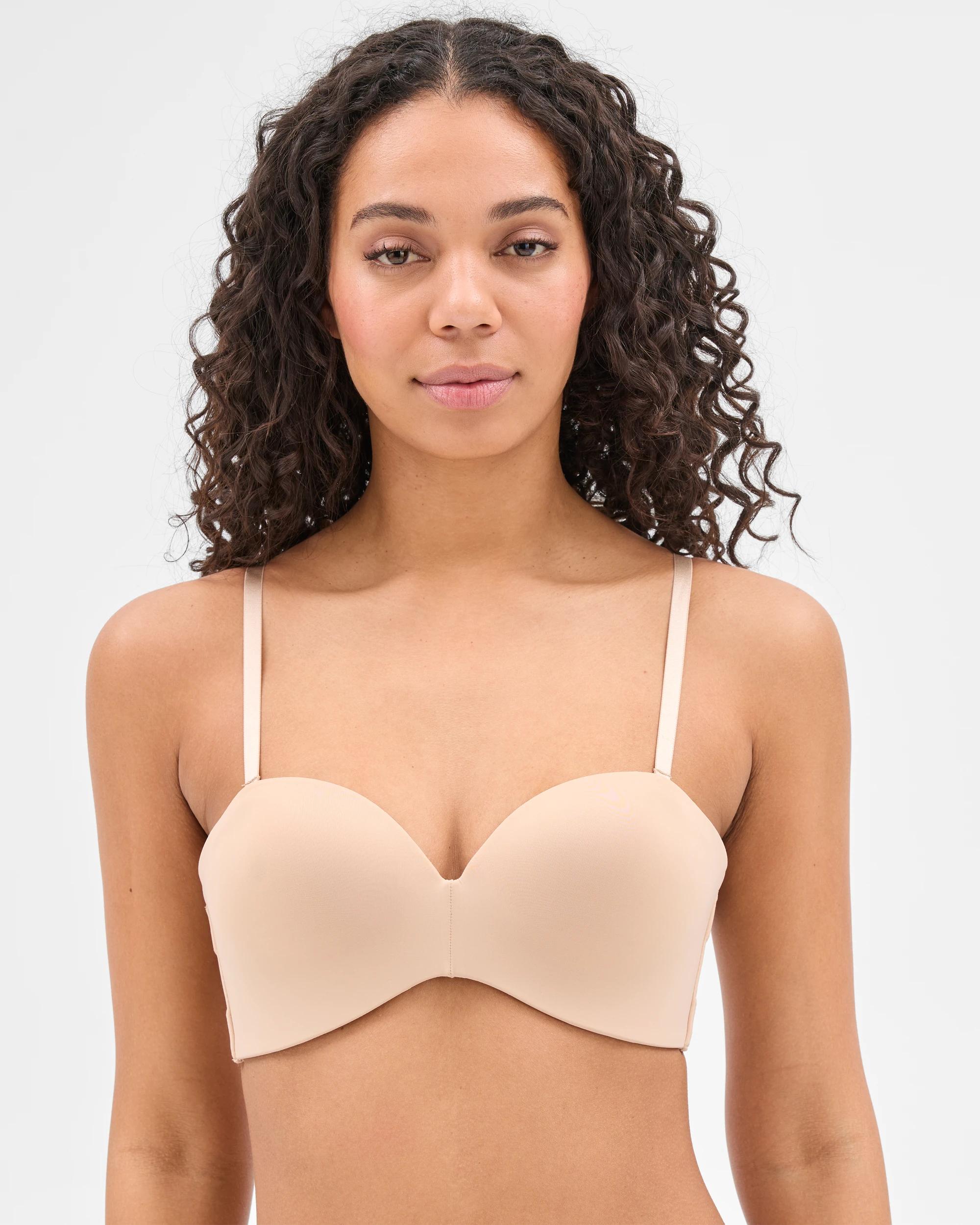 1 Target Womens Moulded Wirefree Strapless Bra - Eva LATTE, 1 of 5
