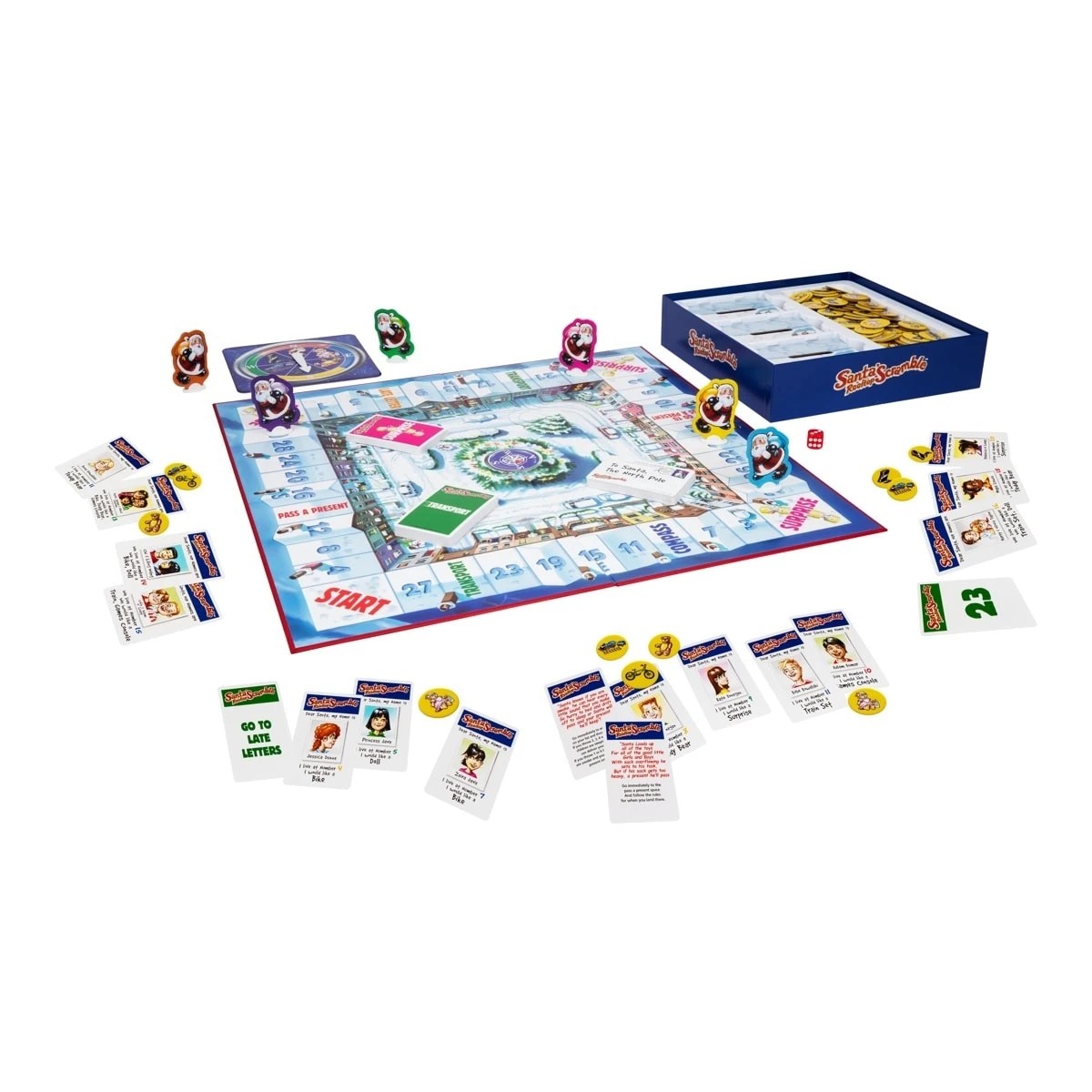 6 Santa's Rooftop Scramble Board Game, 6 of 7