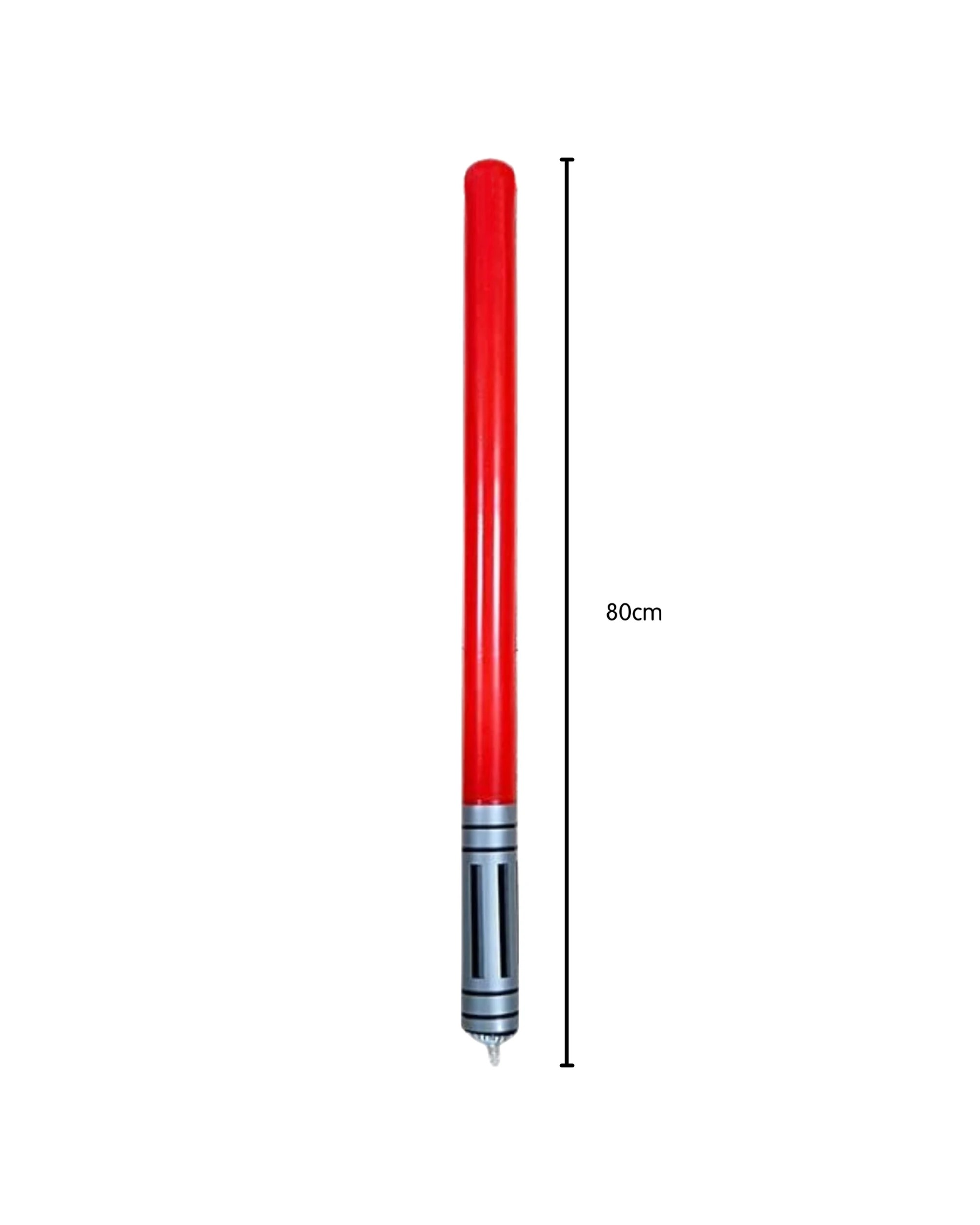 2 Party Maker Inflatable Lightsaber 80cm - Red, 2 of 3