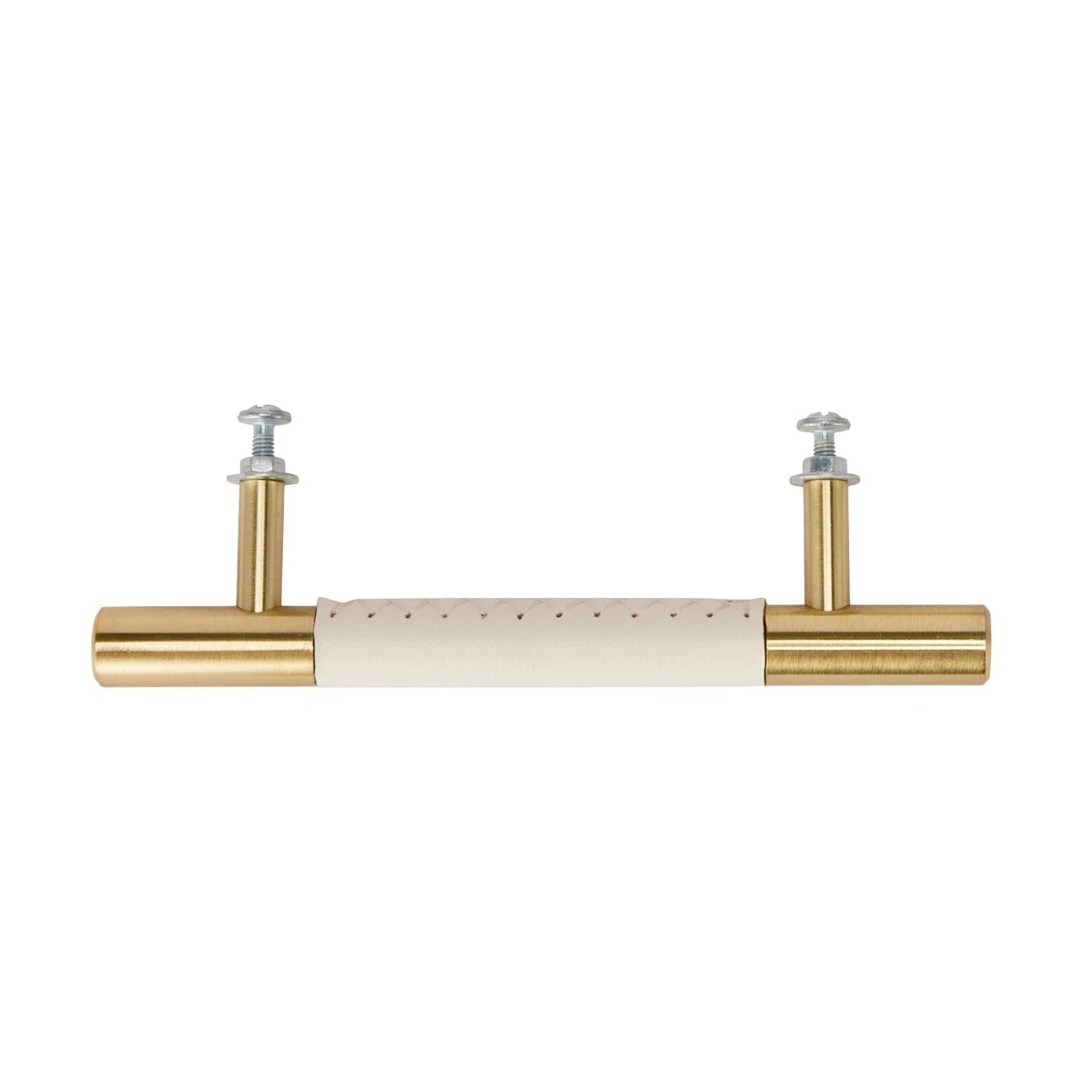 4 2 Pack White and Gold Look Handles, 4 of 7
