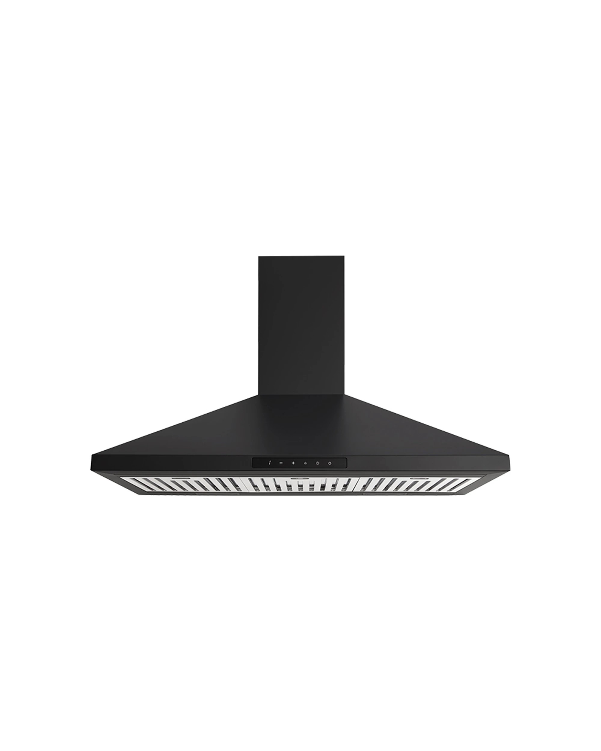 1 Euromaid 90cm Stainless Steel Pyramid Canopy Rangehood 700m3h - Black, 1 of 1