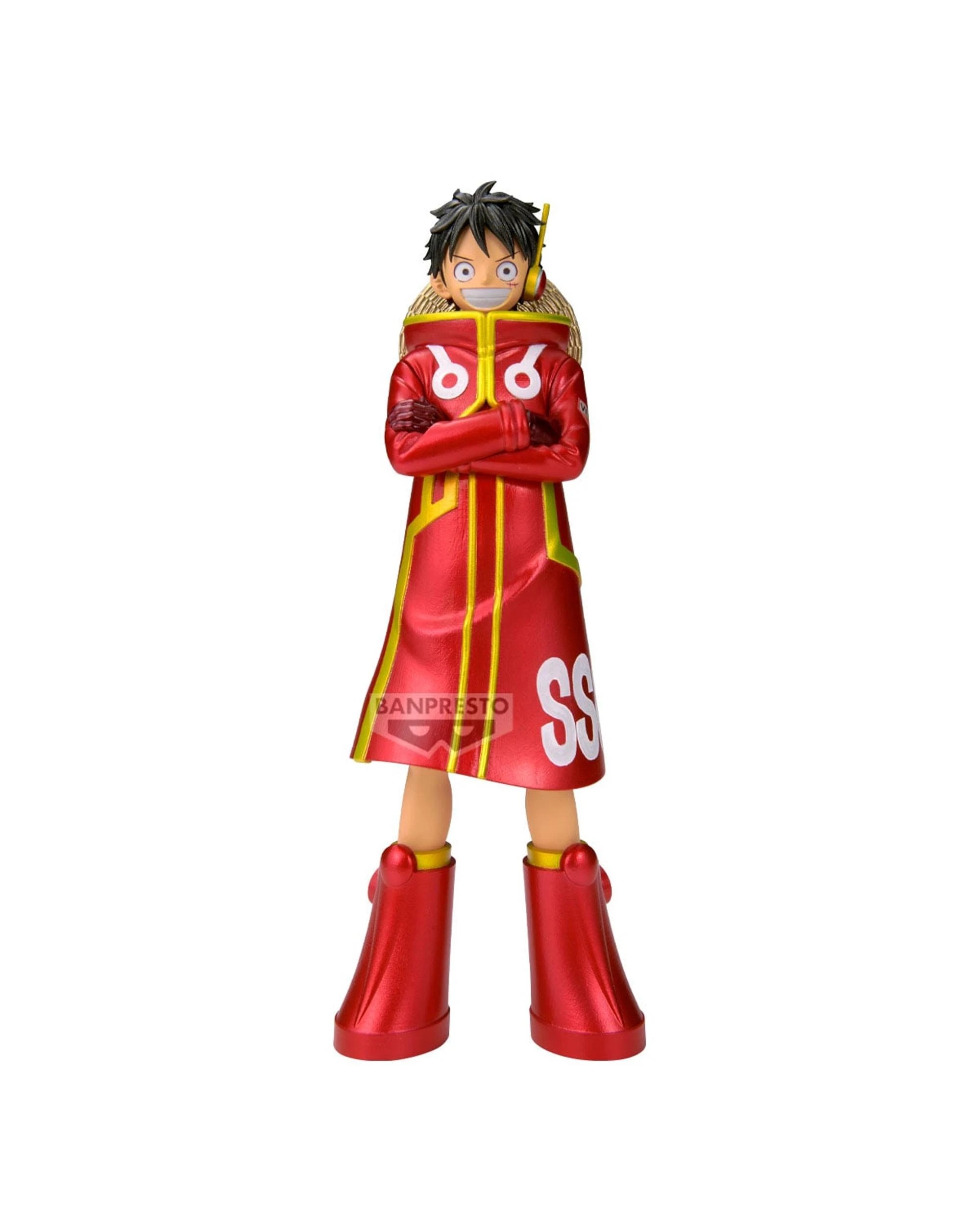 1 Banpresto DXF One Piece The Grandline Series Monkey D Luffy Metallic Figure, 1 of 5