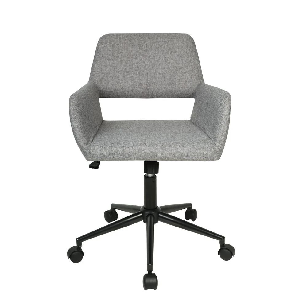 3 Otto Nordby Desk Chair Fabric Grey Ergonomic Chairs and Desk Chairs, 3 of 10