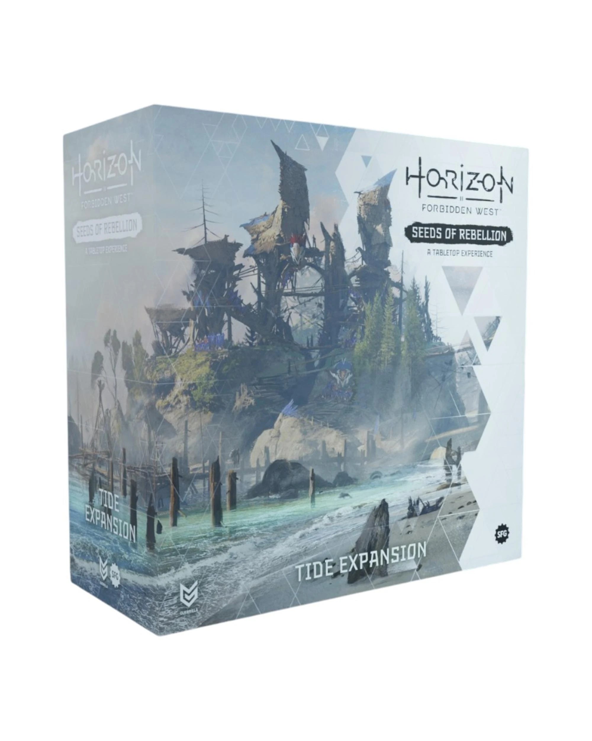 1 Horizon Forbidden West: Seeds of Rebellion Board Game Tide Expansion, 1 of 7