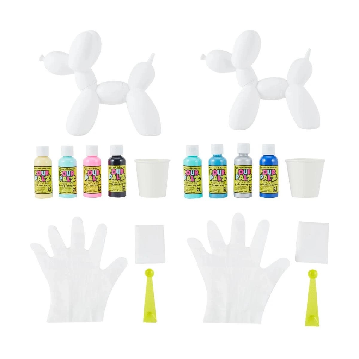 2 Pour Palz XL Balloon Dog - Assorted, 2 of 4