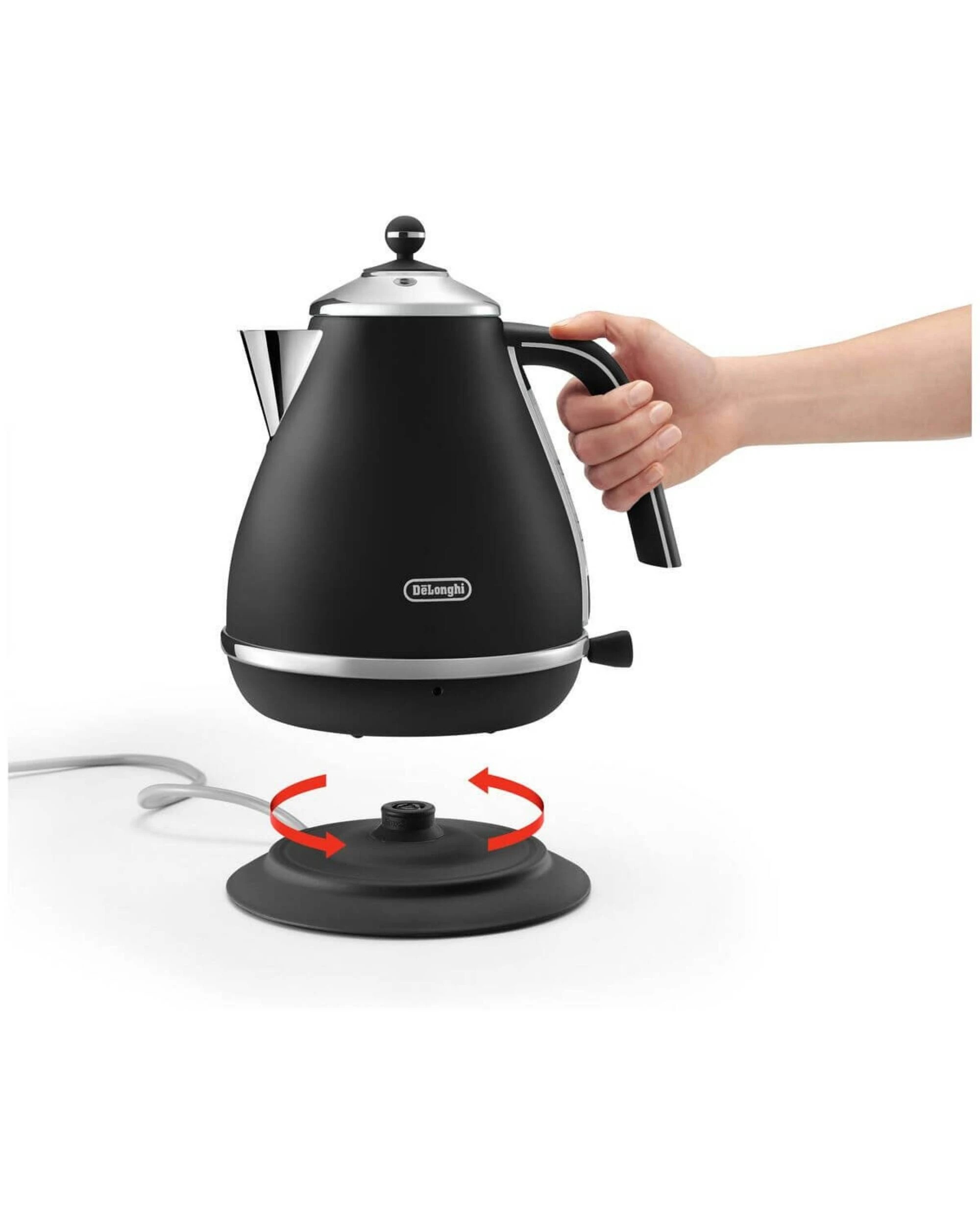 4 De'Longhi The Icona Capitals 1.7L Kettle Auckland Black, 4 of 5