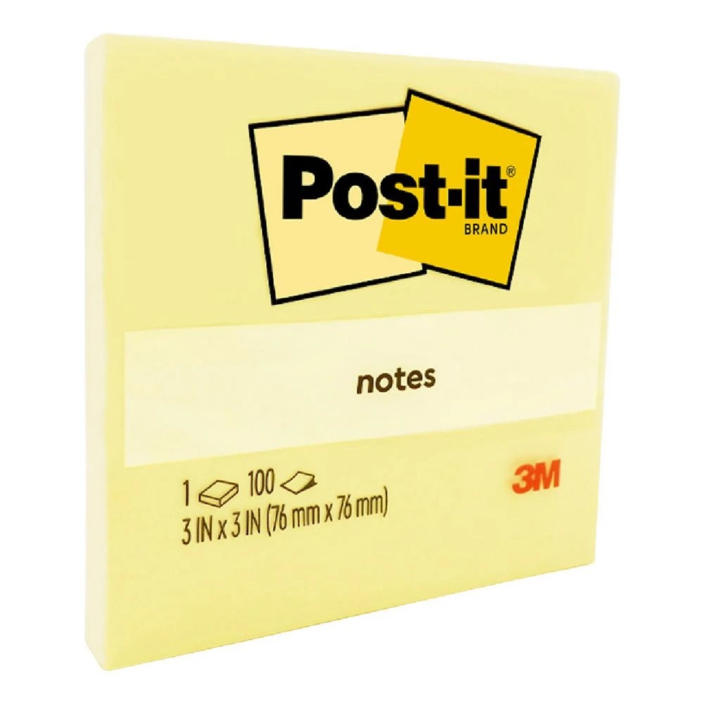 2 Post-it Notes 76 x 76mm Yellow 100 Sheets, 2 of 7