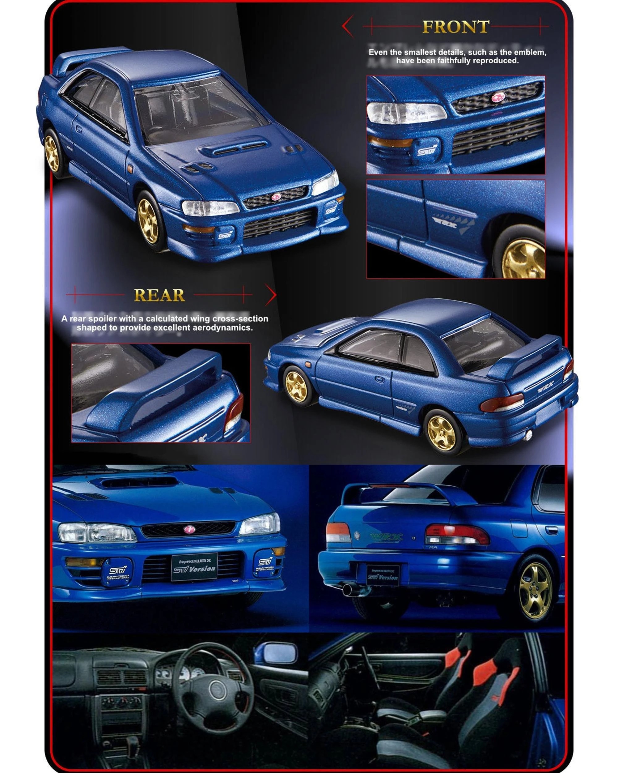 2 Tomica Premium 30 2022 Subaru Impreza WRX Type R STi Version, 2 of 2
