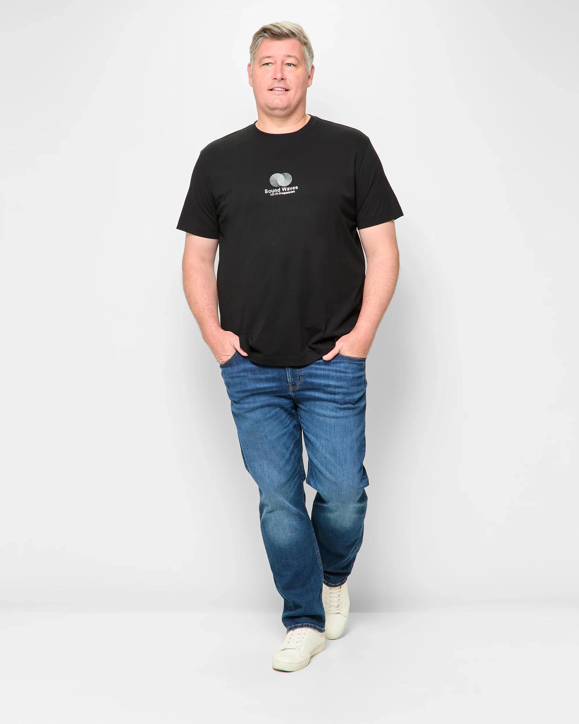 2 Target Plus Size Australian Cotton Print T-Shirt BLACK, 2 of 5