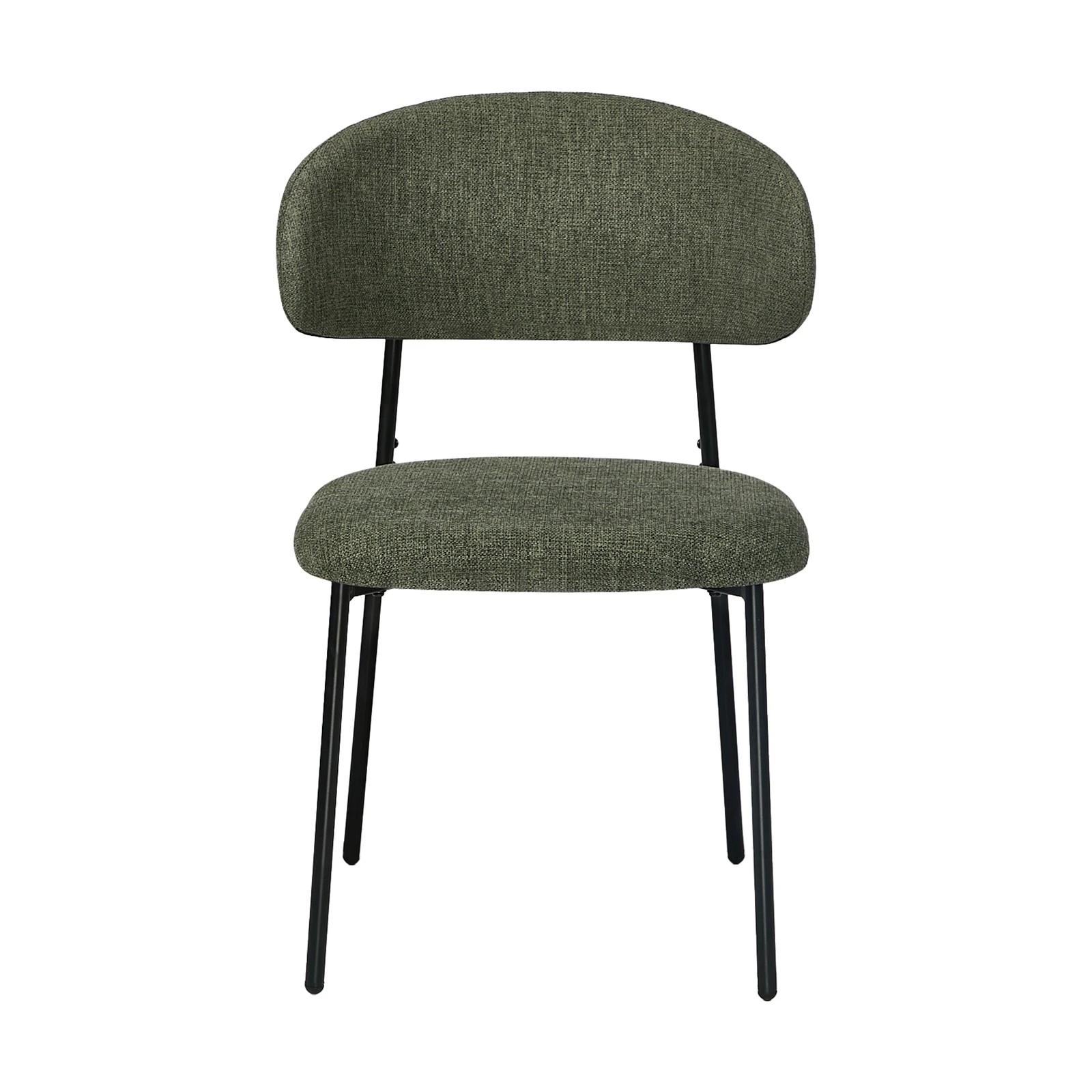 6 Oikiture 4x Dining Chairs Kitchen Lounge Seat Linen Fabric Accent Chair - Green, 6 of 9