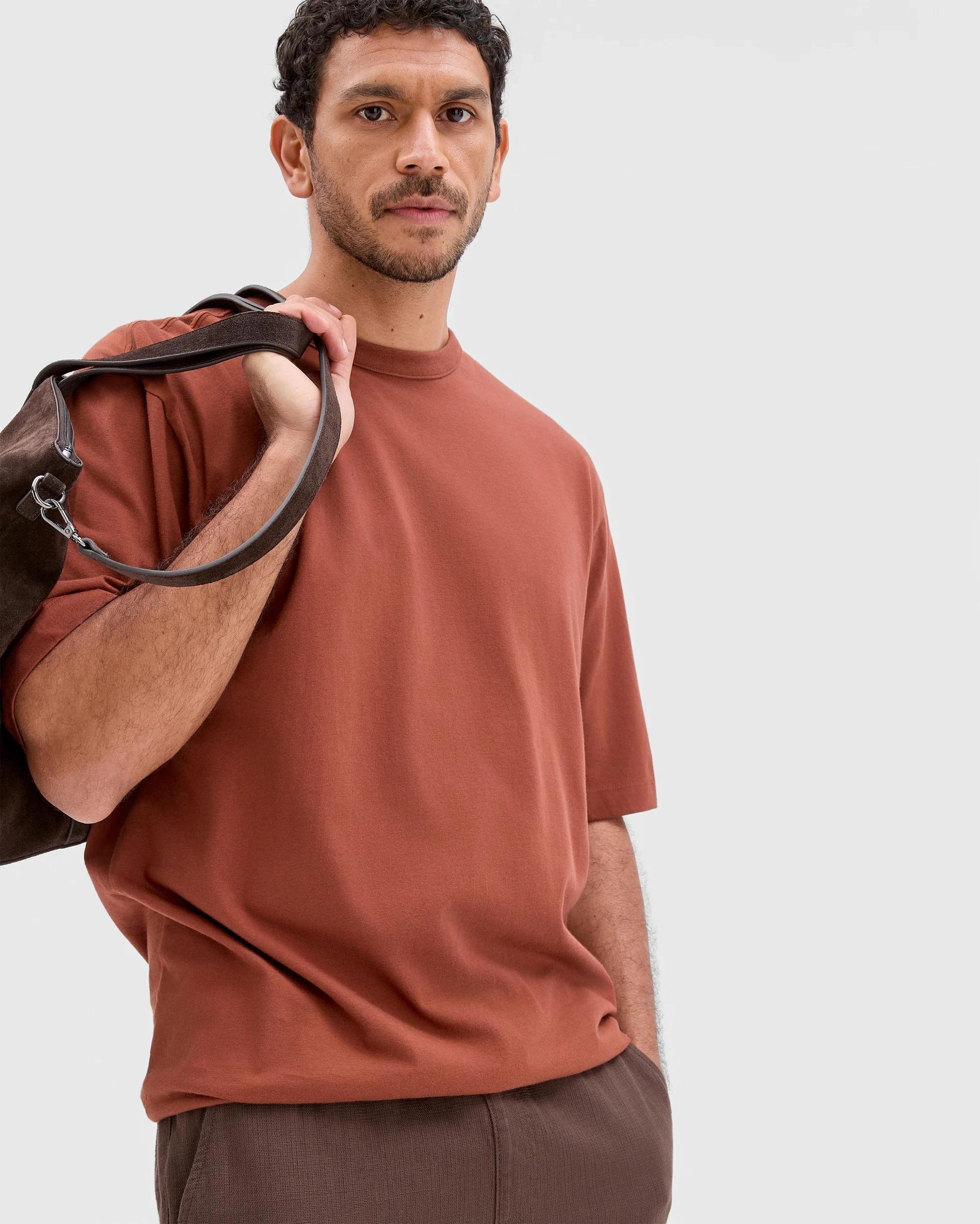 2 Target Australian Cotton Oversized T-Shirt RUST, 2 of 6