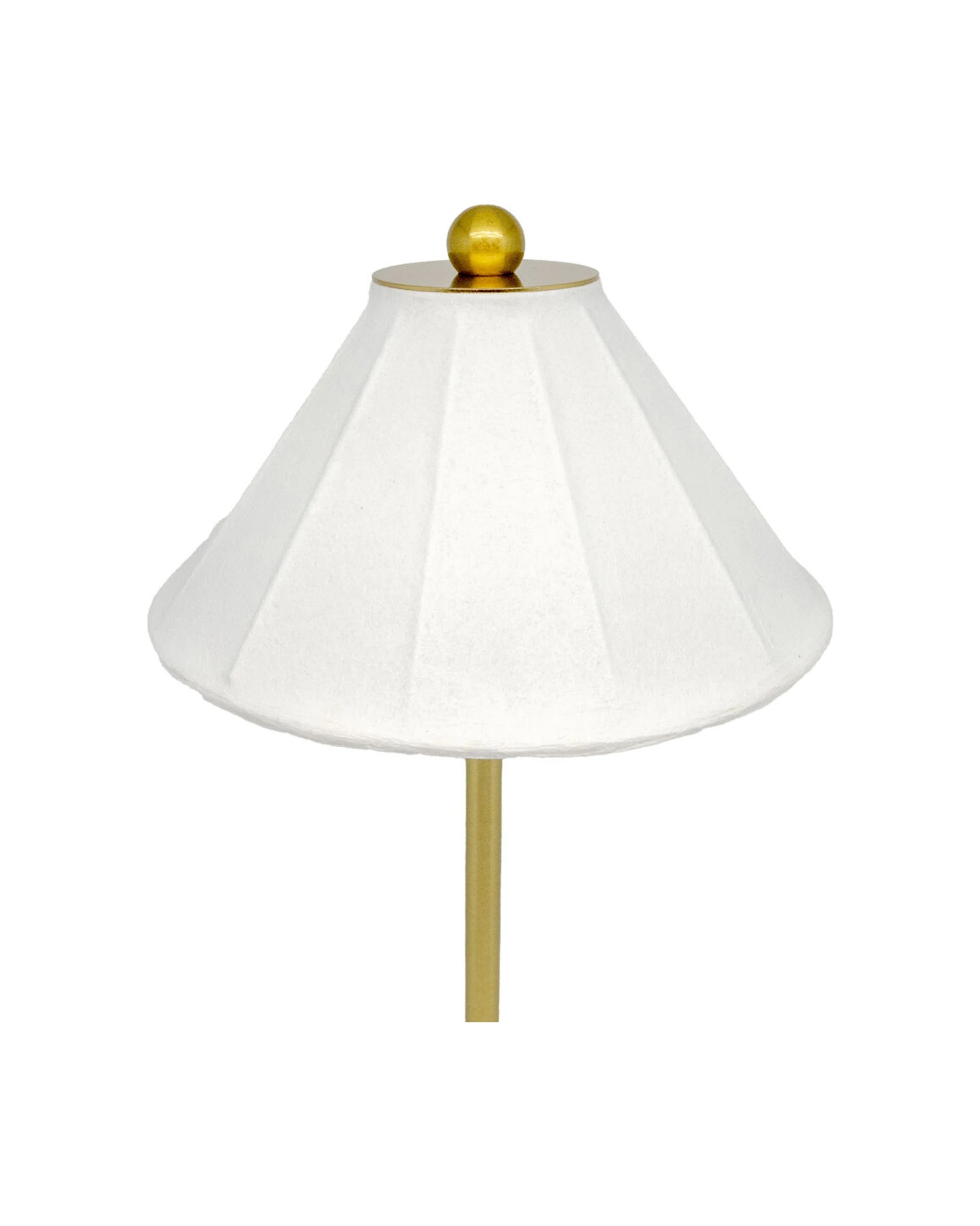 3 Boyle Rechargeable LED Table Lamp Silk Cone Shade Adjustable Lighting - Multi, 3 of 9