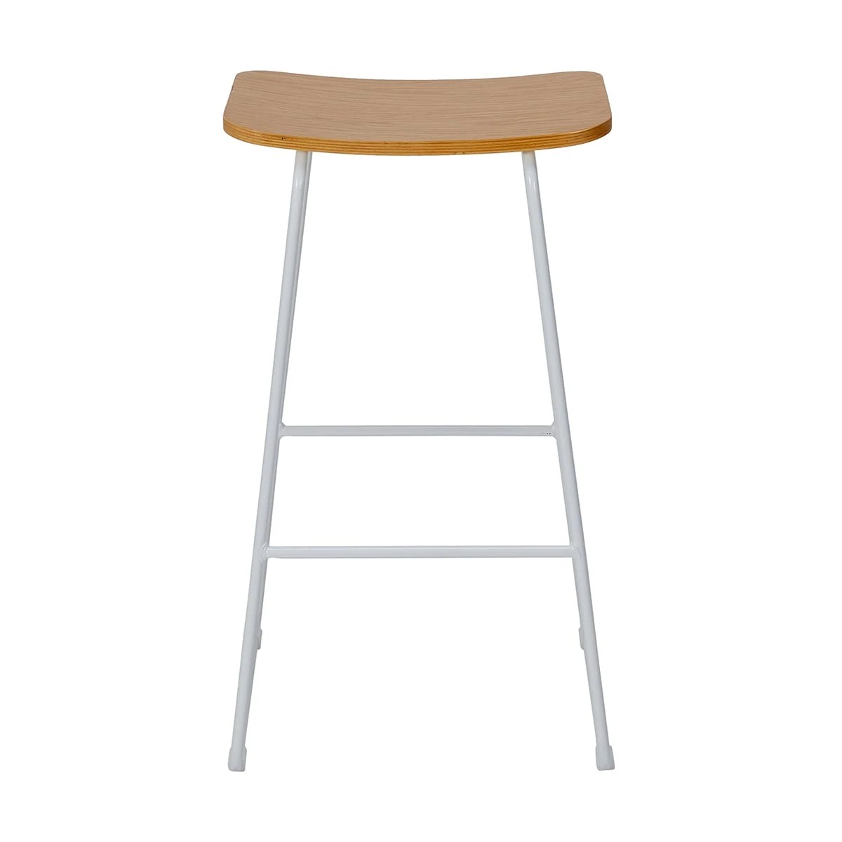 6 71cm Bar Stool - White, 6 of 8