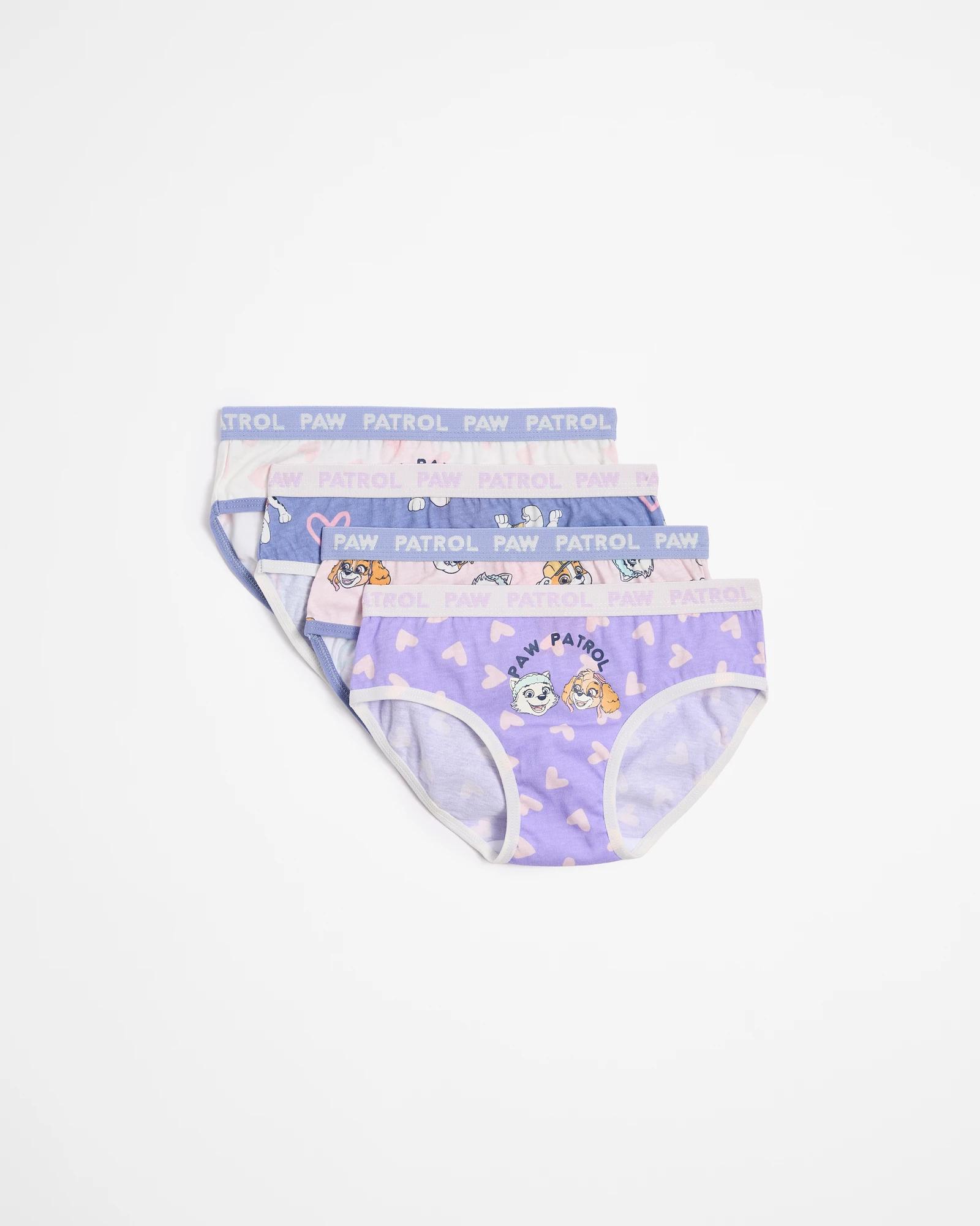 1 Paw Patrol Paw Patrol Girls Briefs 4 Pack - Purple PAW PATROL, 1 of 2
