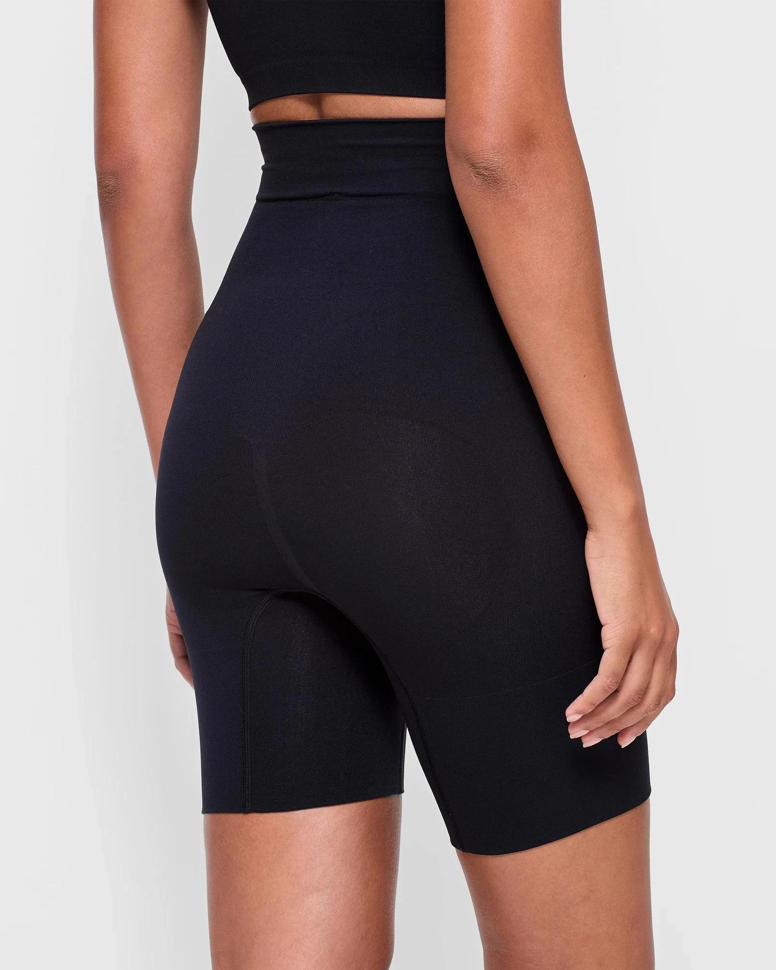 4 Target Woman Seamfree Sculpt High Waisted Thigh Shaper Shorts BLACK, 4 of 5