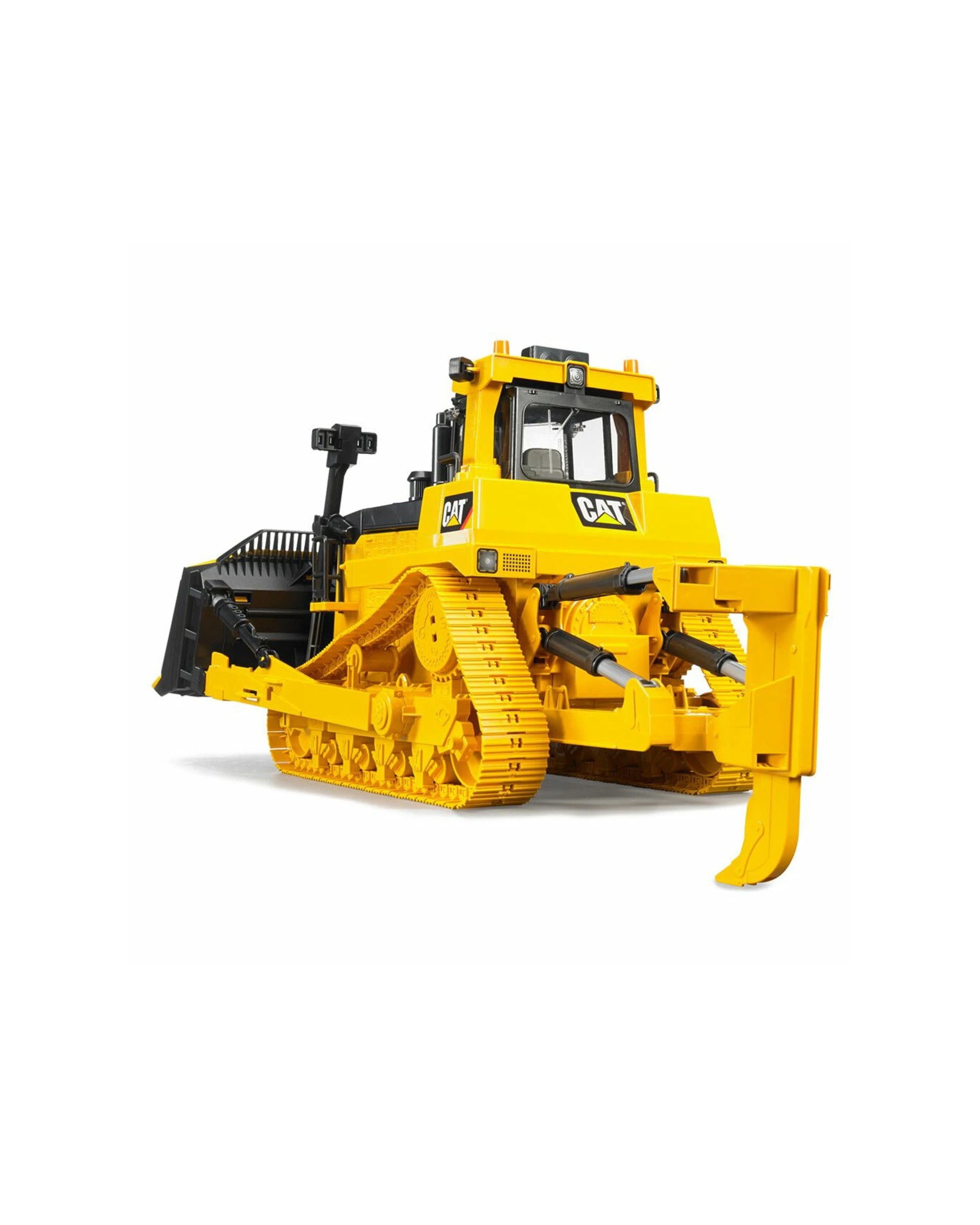 6 Bruder 1 16 Kids Caterpillar Large Construction Truck Bulldozer With Ripper - Yellow, 6 of 8