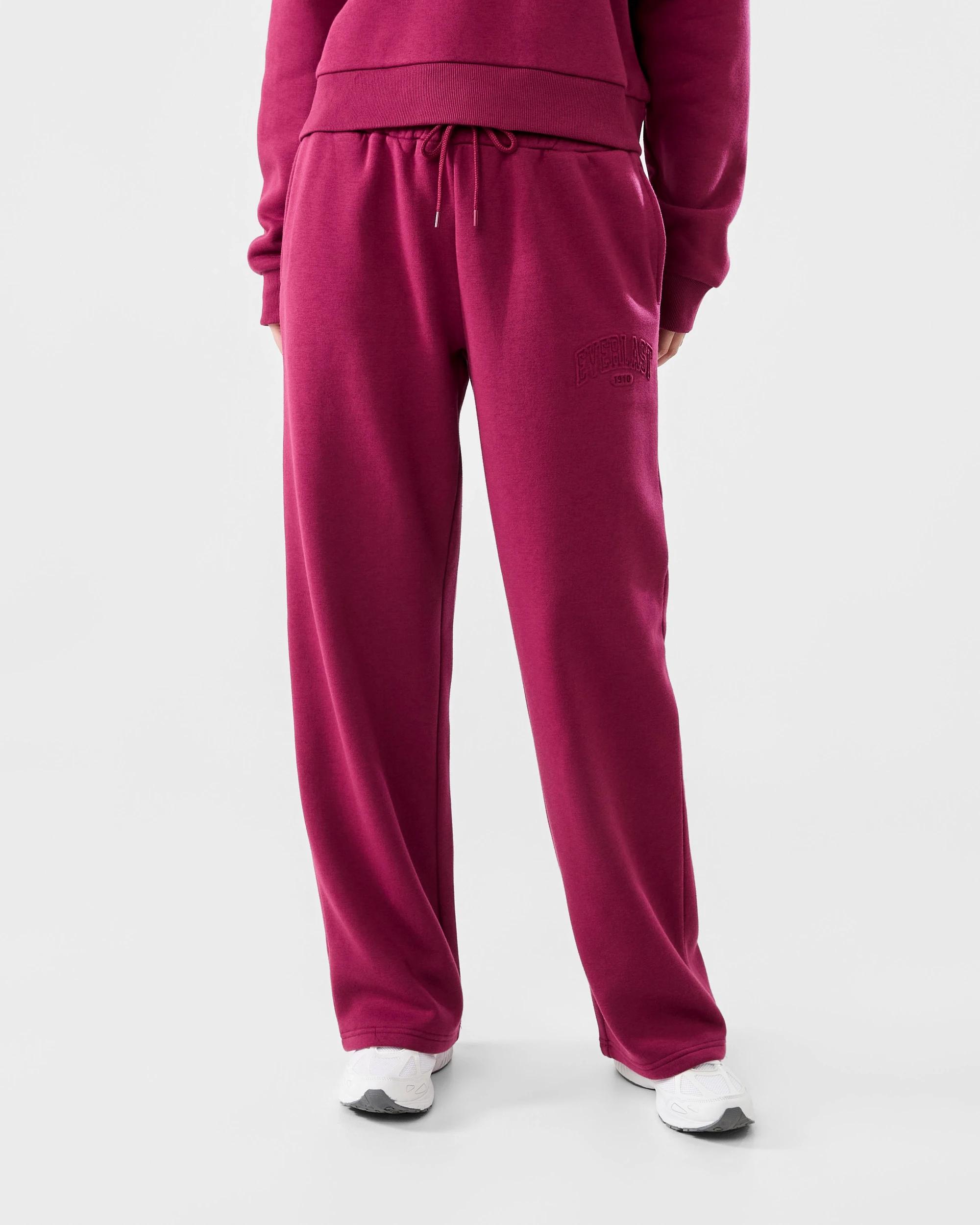 2 Everlast Womens Straight Leg Trackpants Raspberry, 2 of 5