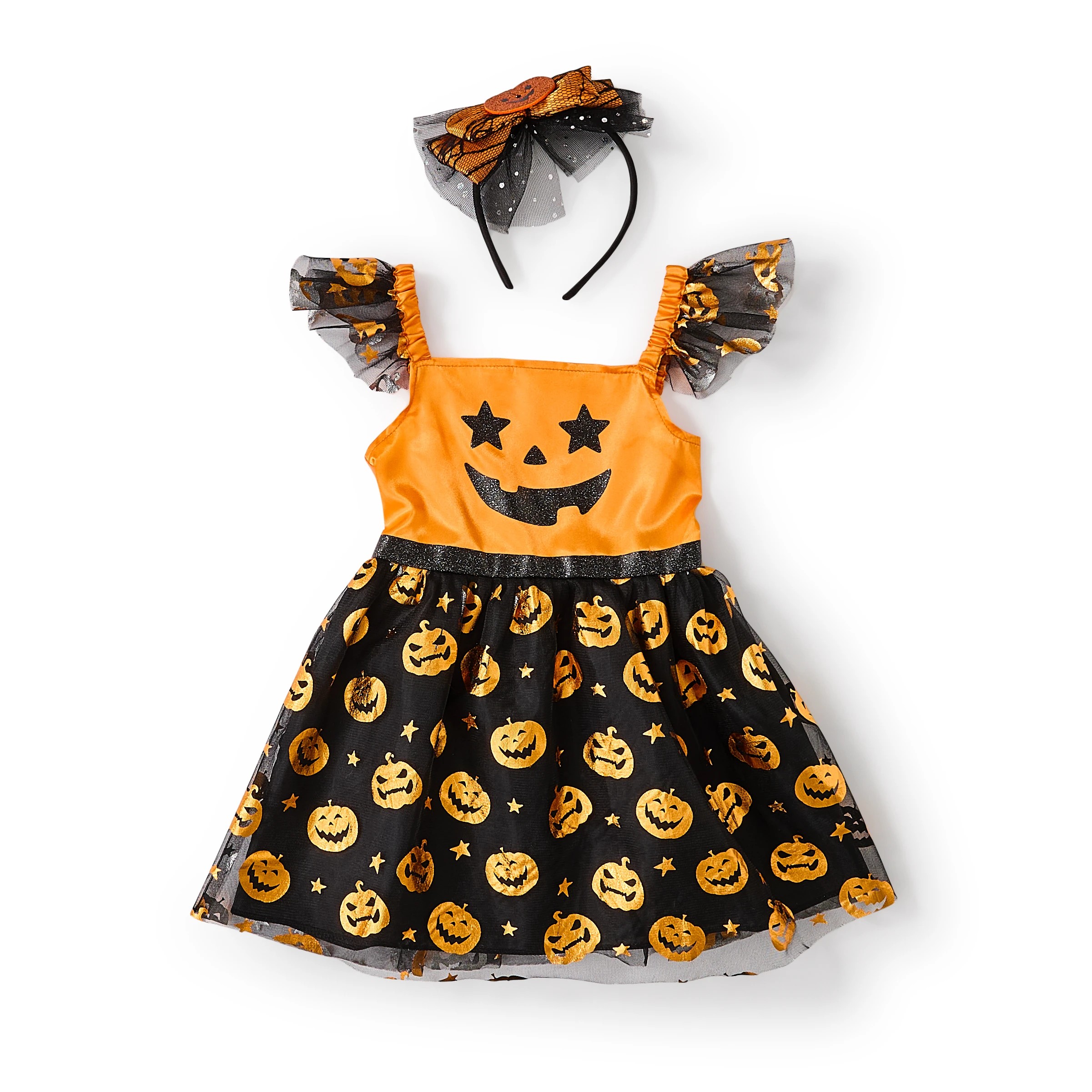 6 2 Piece Pumpkin Costume - Ages 2-3, 6 of 9
