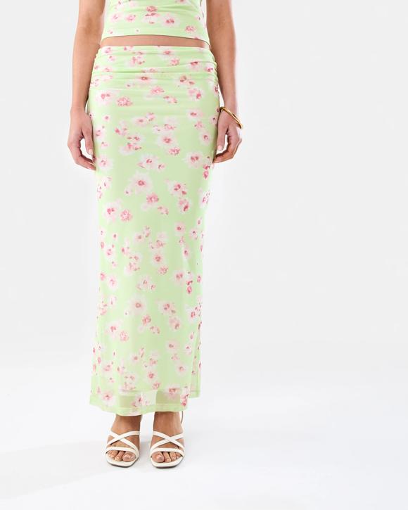 Mesh Maxi Skirt