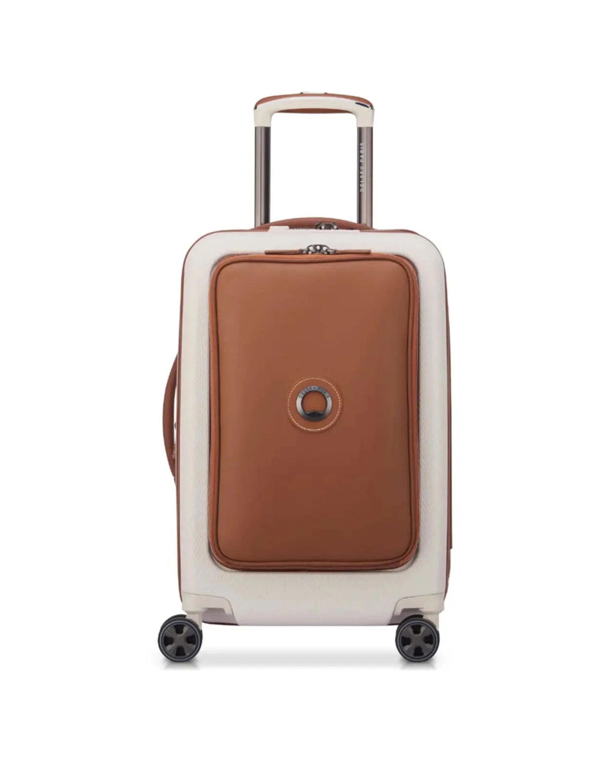 1 Delsey Chatelet Air 2.0 55 cm Expandable Laptop Cabin Suitcase TSA Lock Angora - Brown, 1 of 6