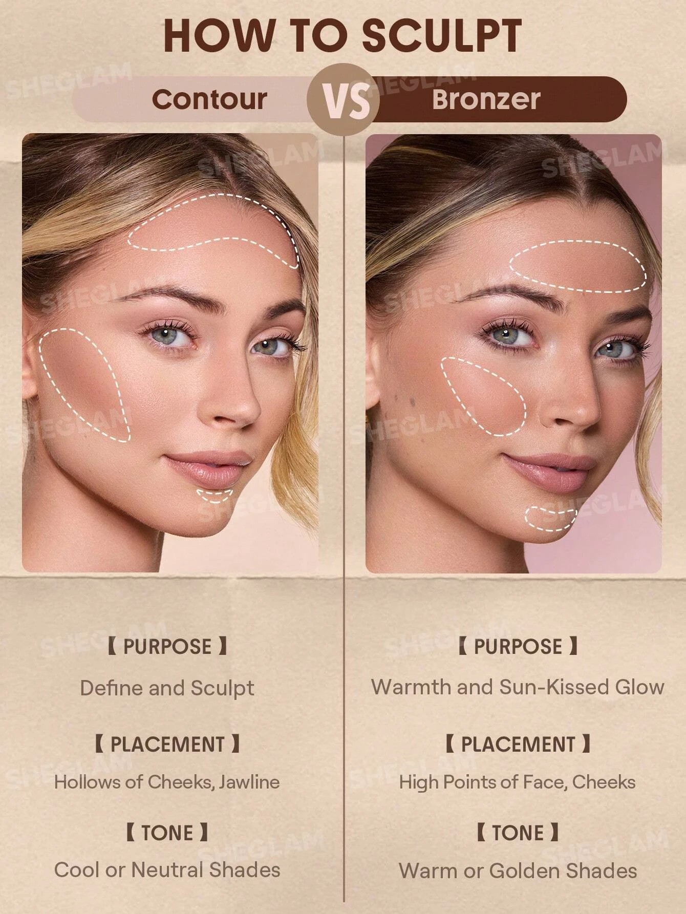 4 SHEGLAM Buttery Buff Contour & Bronzer Stick - Warm Honey, 4 of 8