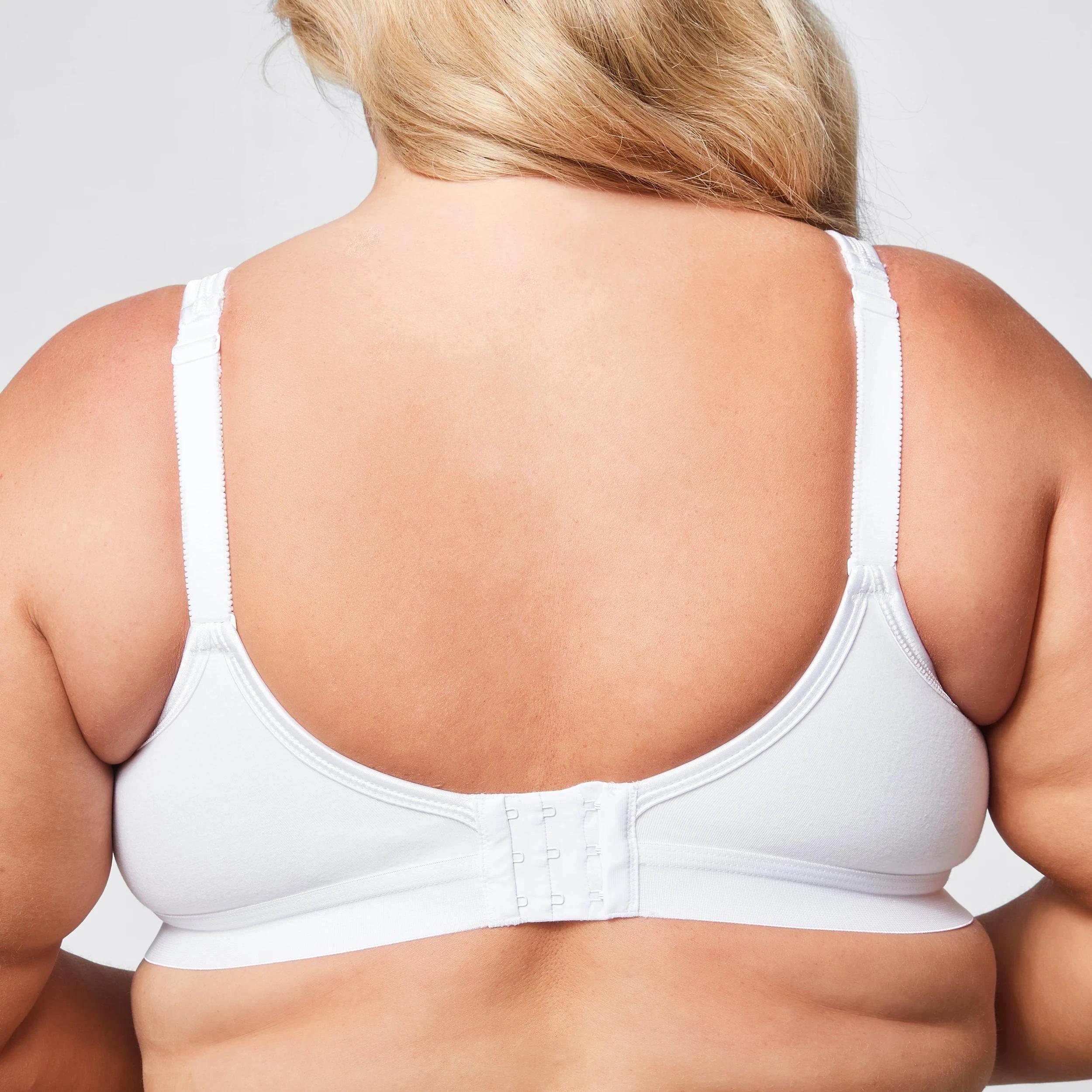 3 Target Woman Plus Size Lucy Australian Cotton Blend Moulded Wirefree Bra WHITE, 3 of 8