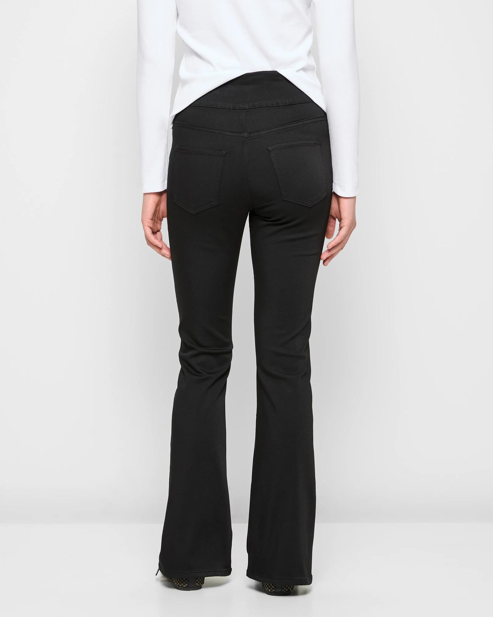 4 Target High Rise Full Length Flare Denim Jeggings - Lindsey BLACK, 4 of 5