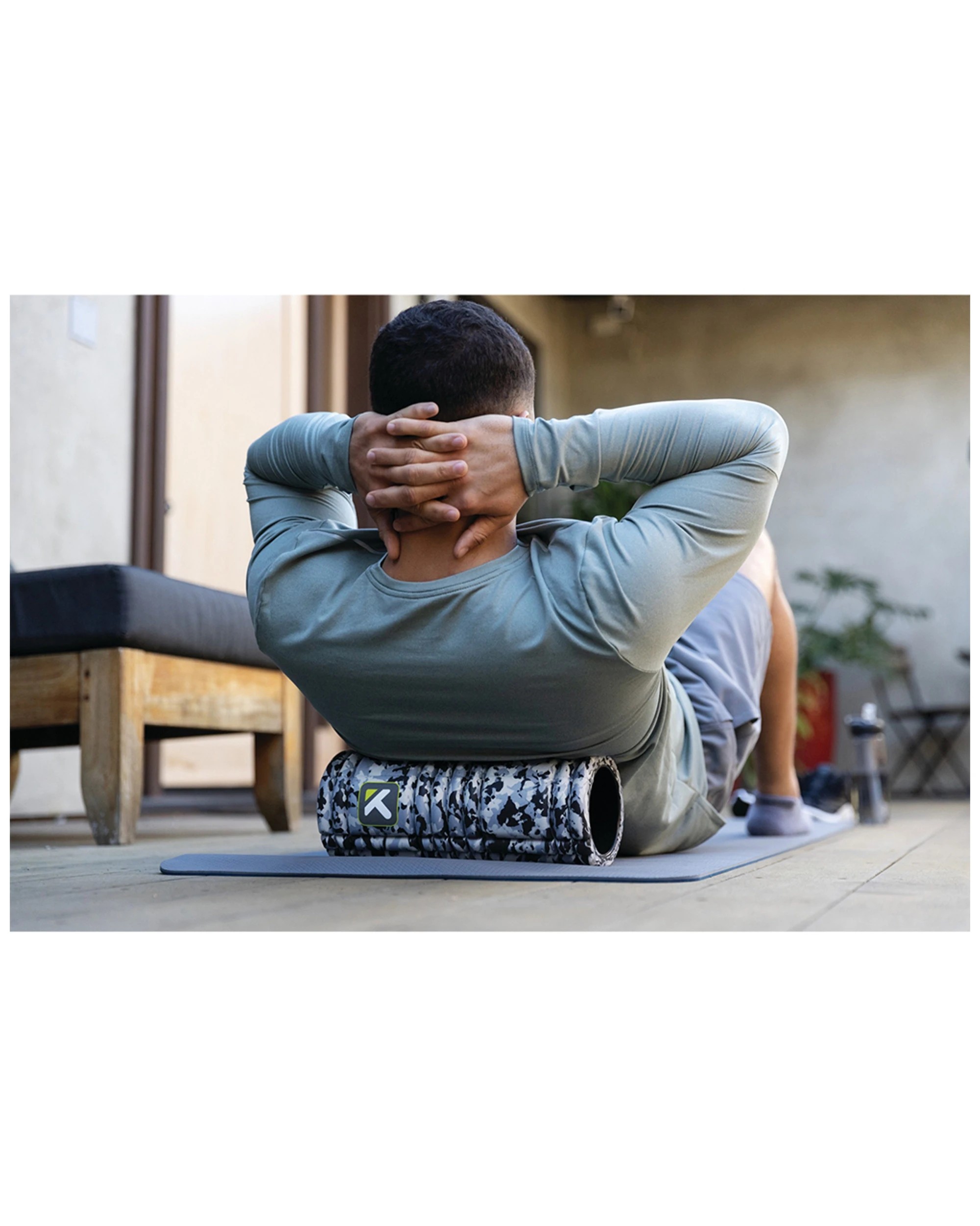 4 TriggerPoint GRID Foam Roller 13 Inch Hollow Core EVA Muscle Recovery Therapy - Grey, 4 of 4