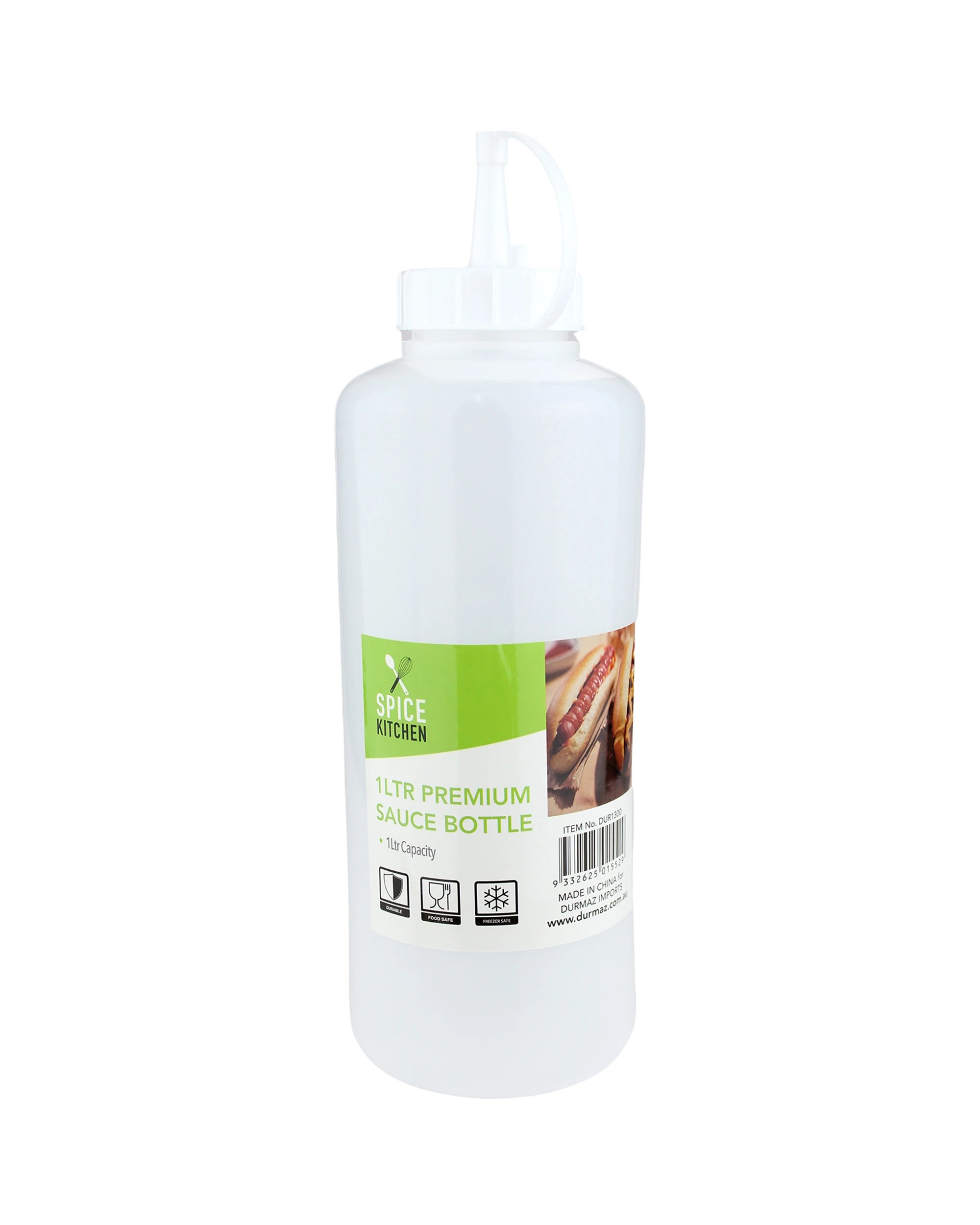 1 Spice Kitchen Plastic Sauce Bottle 1 Litre - Clear, 1 of 1
