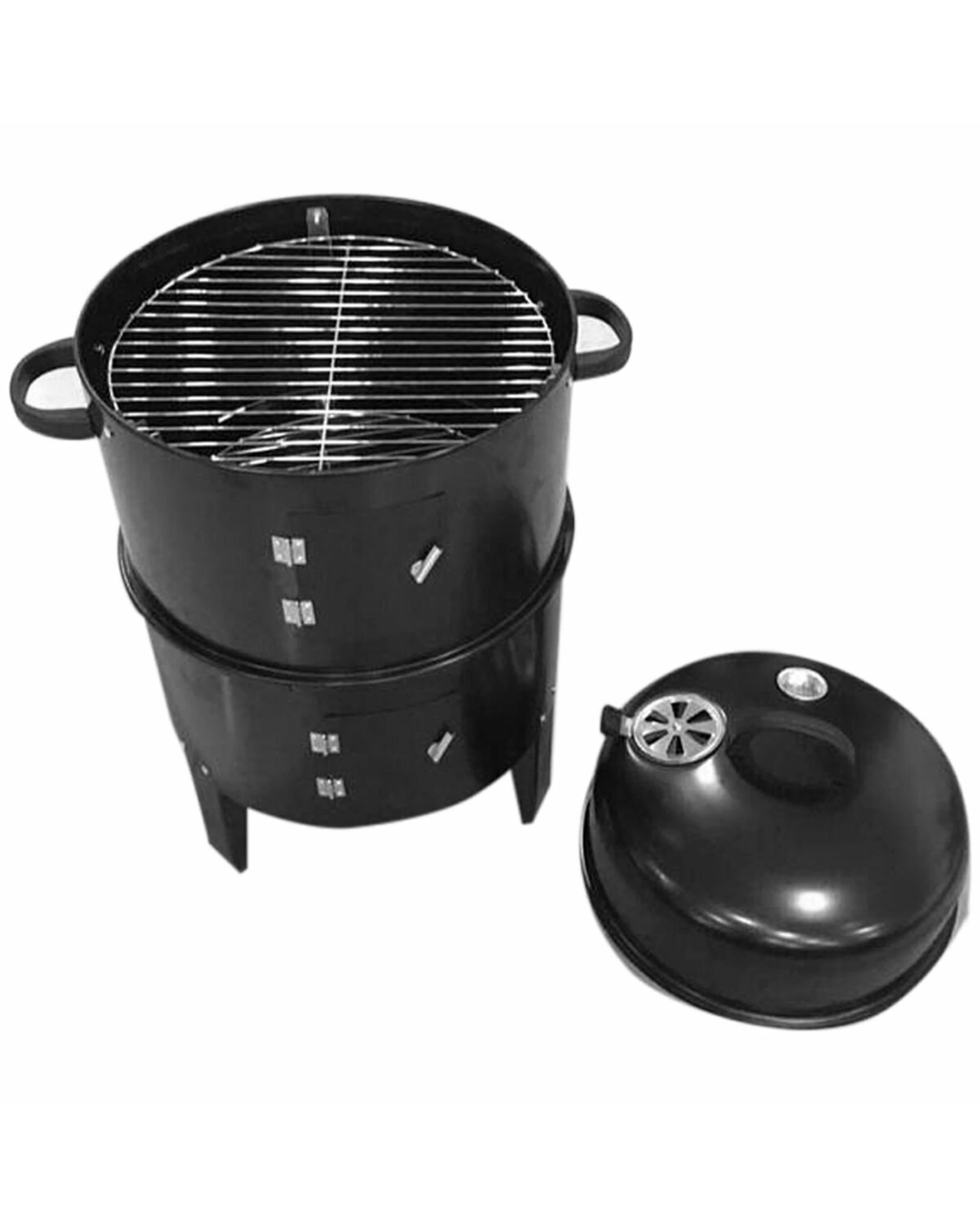 4 SOGA Charcoal Smoker BBQ, 4 of 5