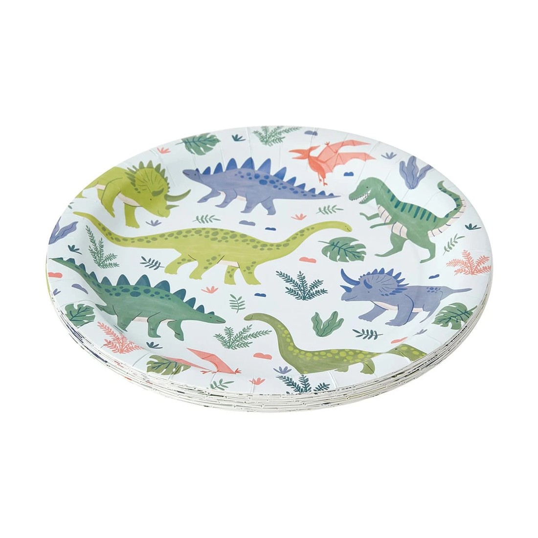 1 16 Pack Dino Paper Plates, 1 of 7
