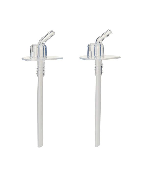 2pc Thermos Replacement Straws/mouth Pieces For Funtainer Bottles W/carry Loop
 - Clear