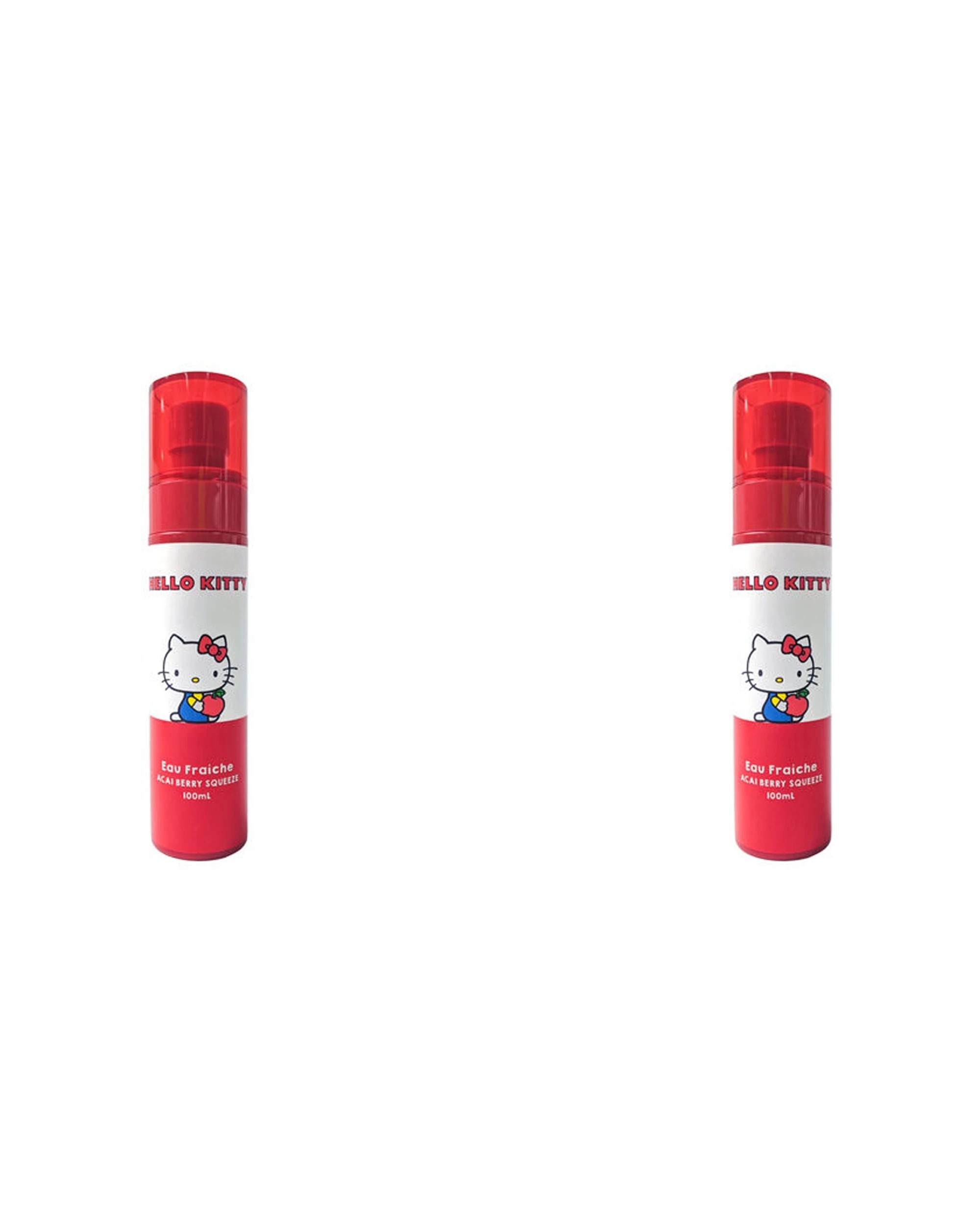 1 Hello Kitty 2PK Eau Fraiche Acai Berry Squeeze Kids Perfume 100ml - Multi, 1 of 1