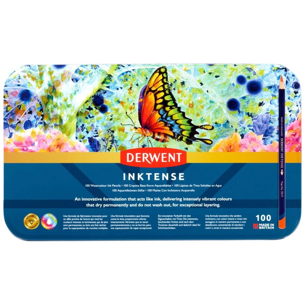 1 Derwent Inktense Pencils 100 Pack, 1 of 5