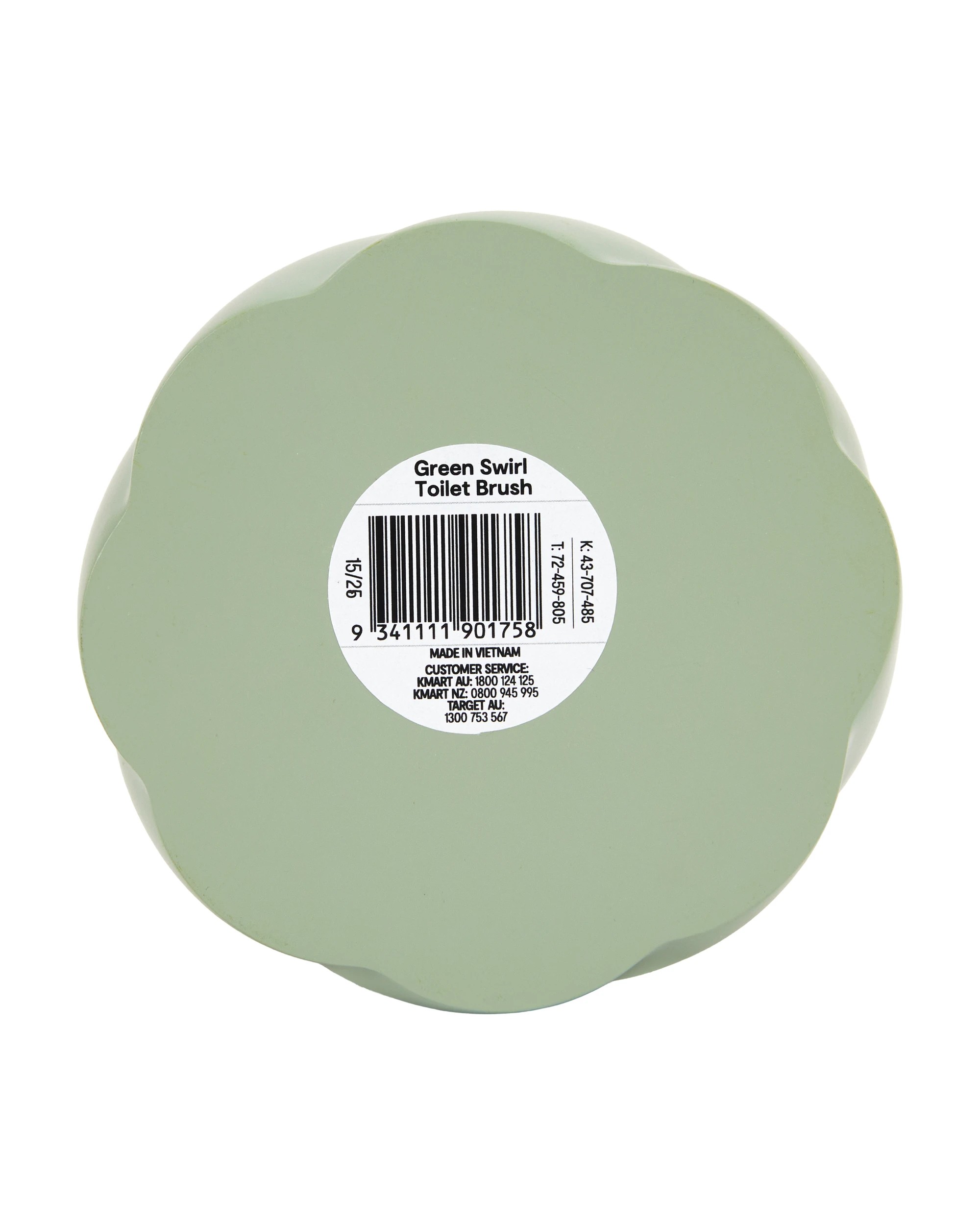 7 Green Swirl Toilet Brush, 7 of 7
