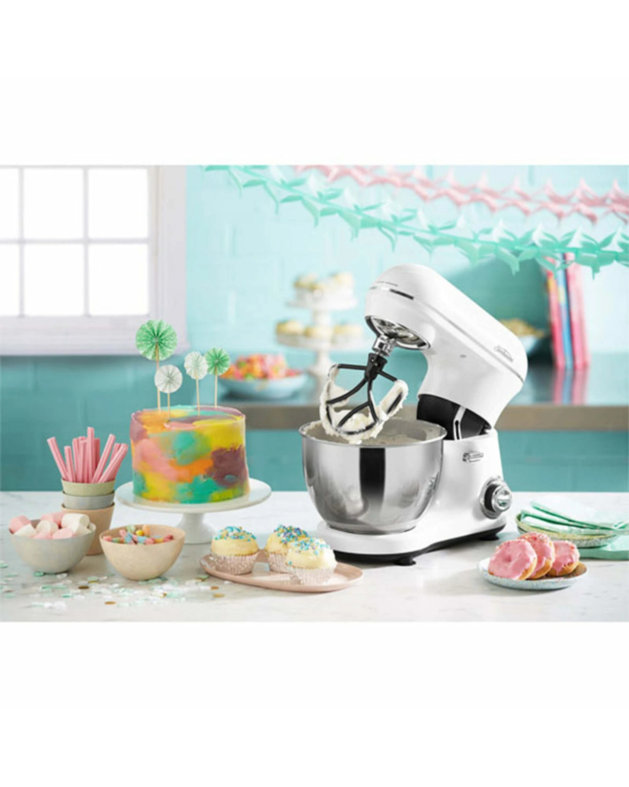 2 Sunbeam The Tasty One Planetary Mixer - White - WHITE, 2 of 3